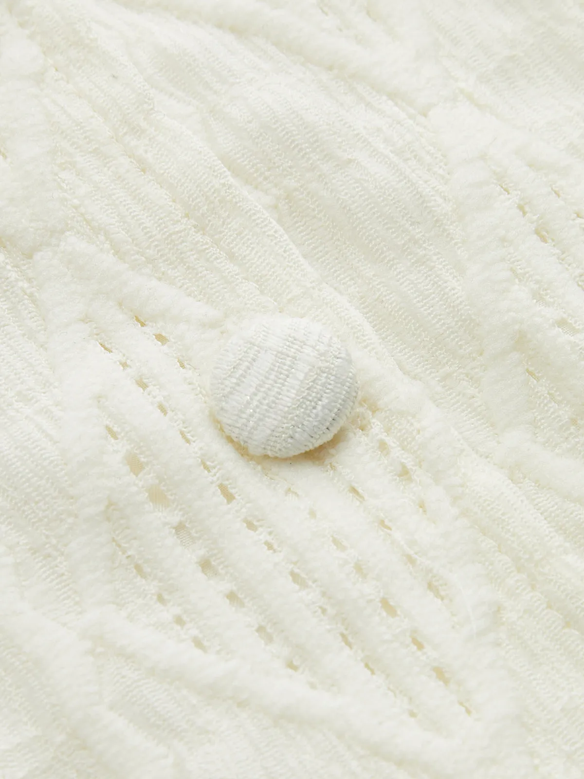 Cable Knit Button-Down Tank Top sold by COMMENSE product image thumbnail 5