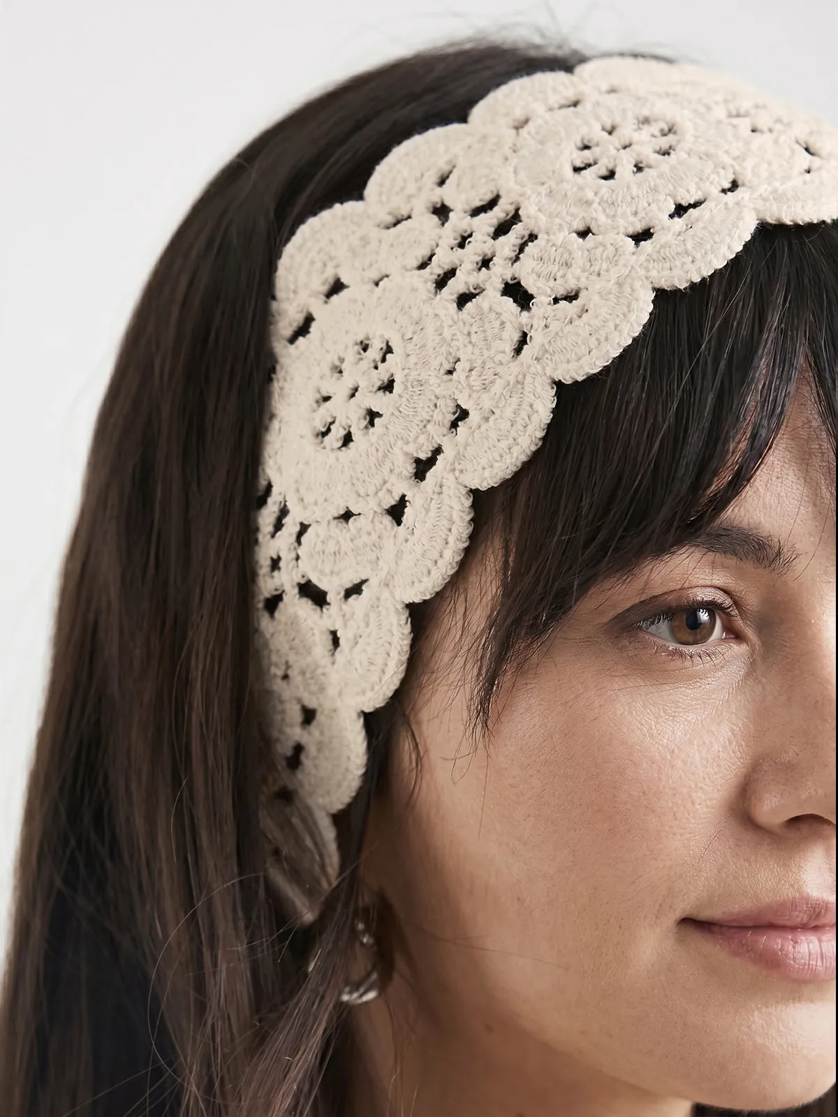 Crochet Lace Tie-Back Headband sold by COMMENSE product image thumbnail 4