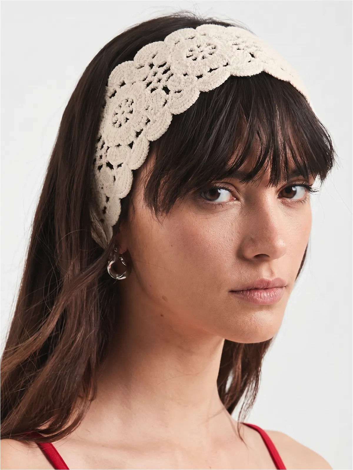 Crochet Lace Tie-Back Headband sold by COMMENSE product image thumbnail 2