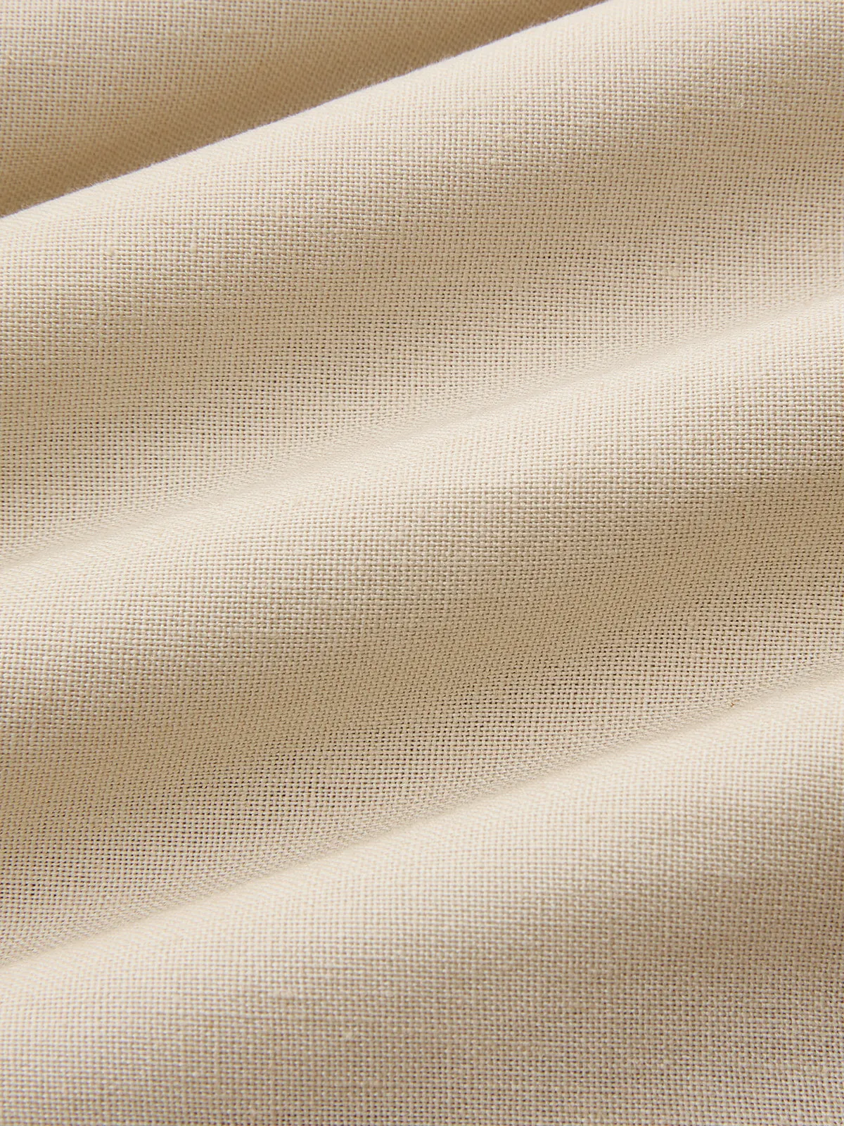 Cut-Out Linen-Blend Halter Maxi Dress sold by COMMENSE product image thumbnail 4
