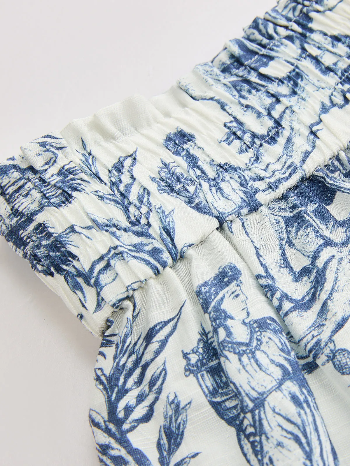 Toile Print Casual Three Piece Shorts Set sold by COMMENSE product image thumbnail 4