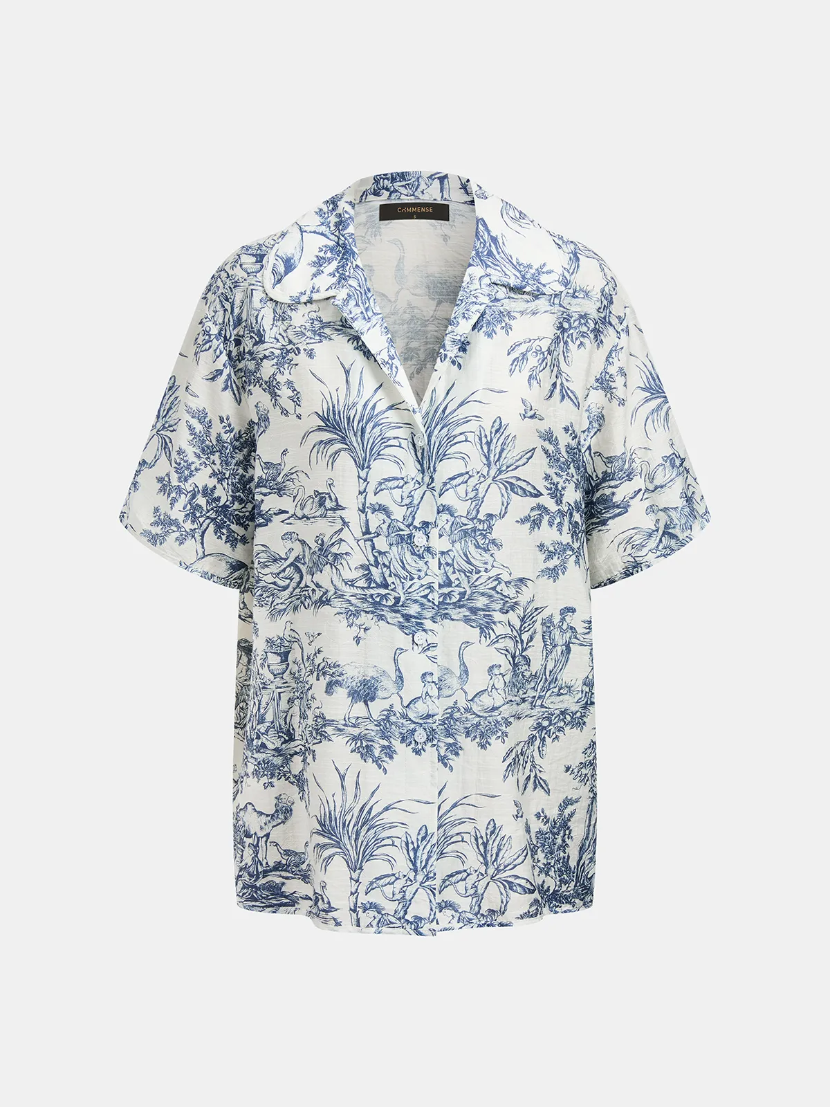 Toile Print Casual Three Piece Shorts Set sold by COMMENSE product image thumbnail 5