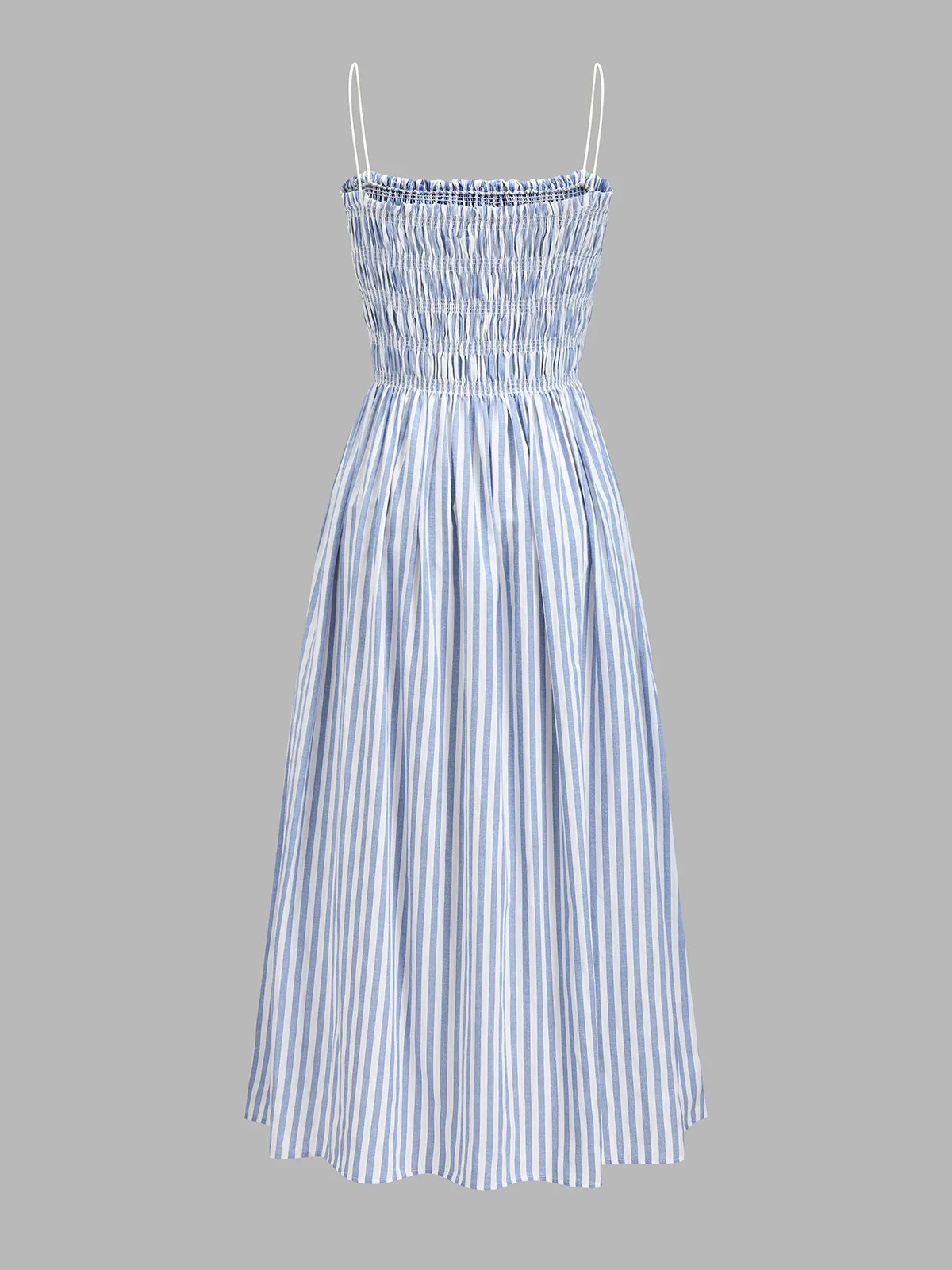 Smocked Striped Cami Maxi Dress sold by COMMENSE product image thumbnail 3