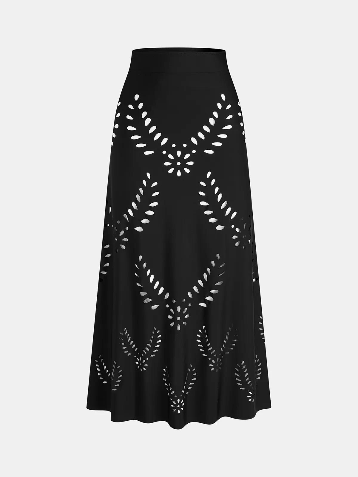 Perforated One Piece Swimsuit & Skirt Set sold by COMMENSE product image thumbnail 5