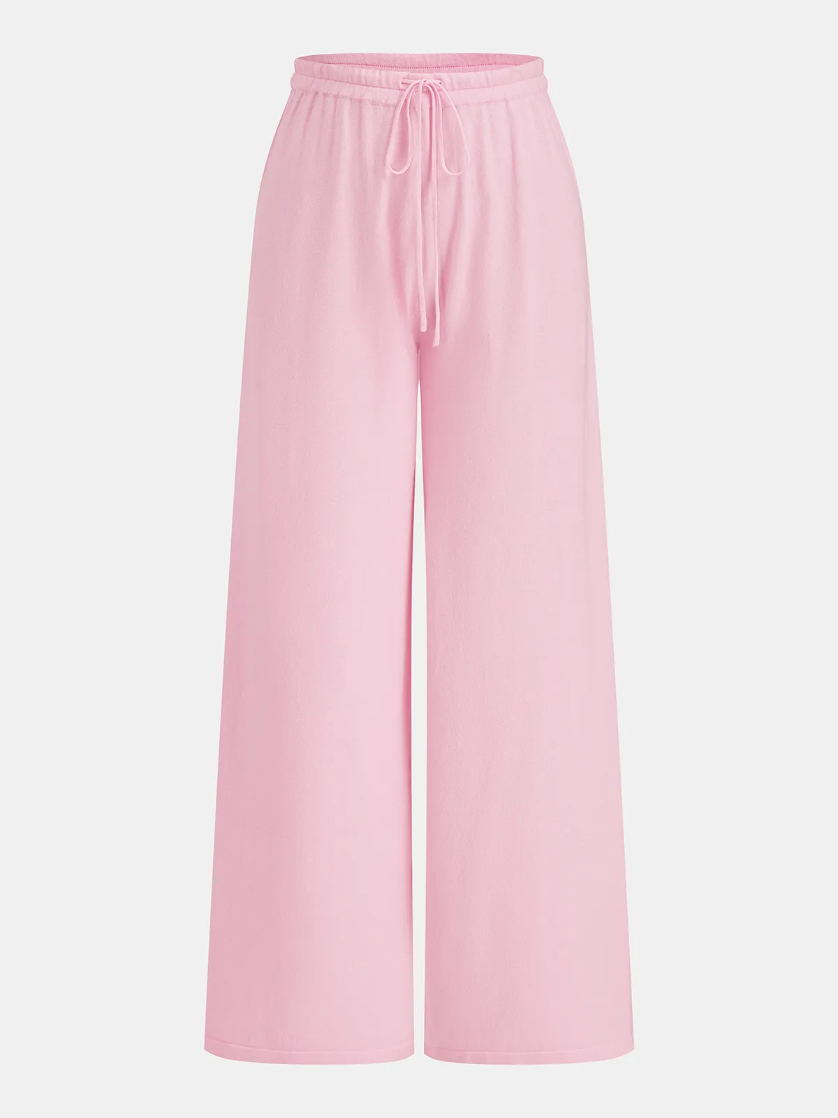 Halter Twist-Front Knit Top & Drawstring Pants Set sold by COMMENSE product image thumbnail 4