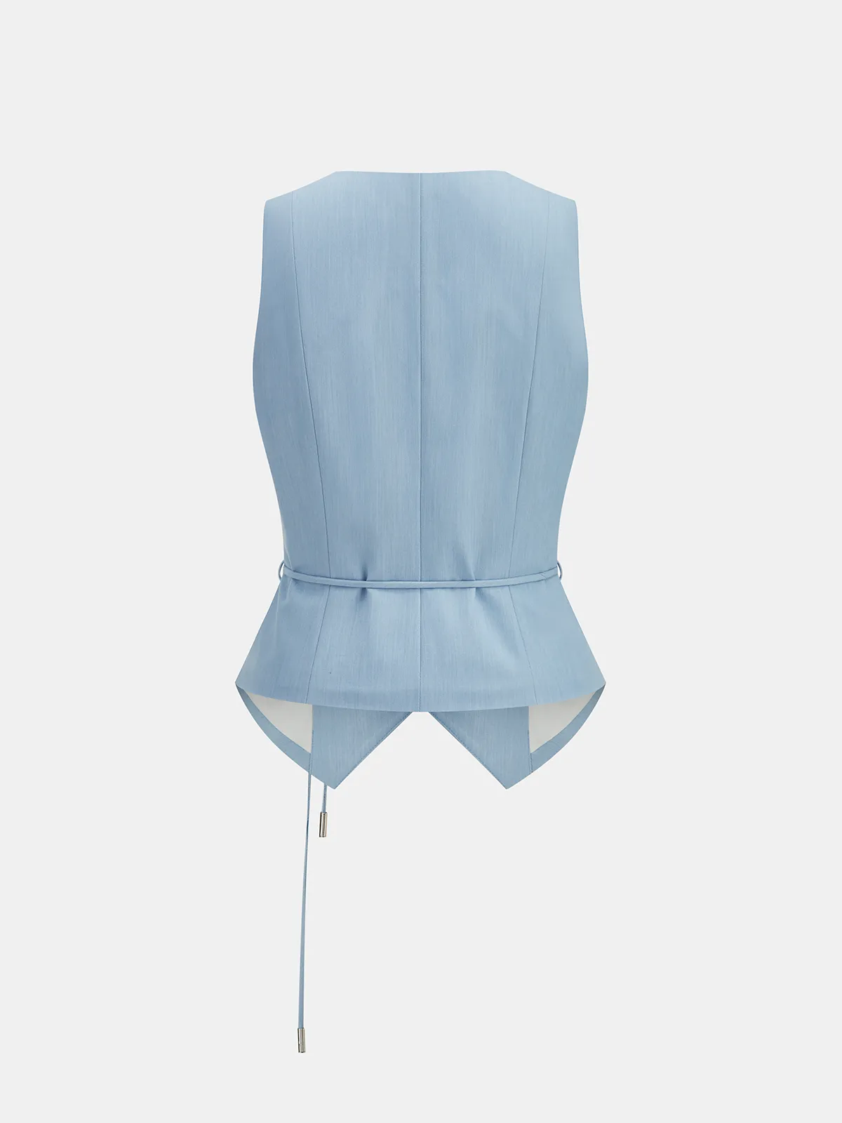 Belted Tailored Vest & Pleated Pants Set sold by COMMENSE product image thumbnail 3