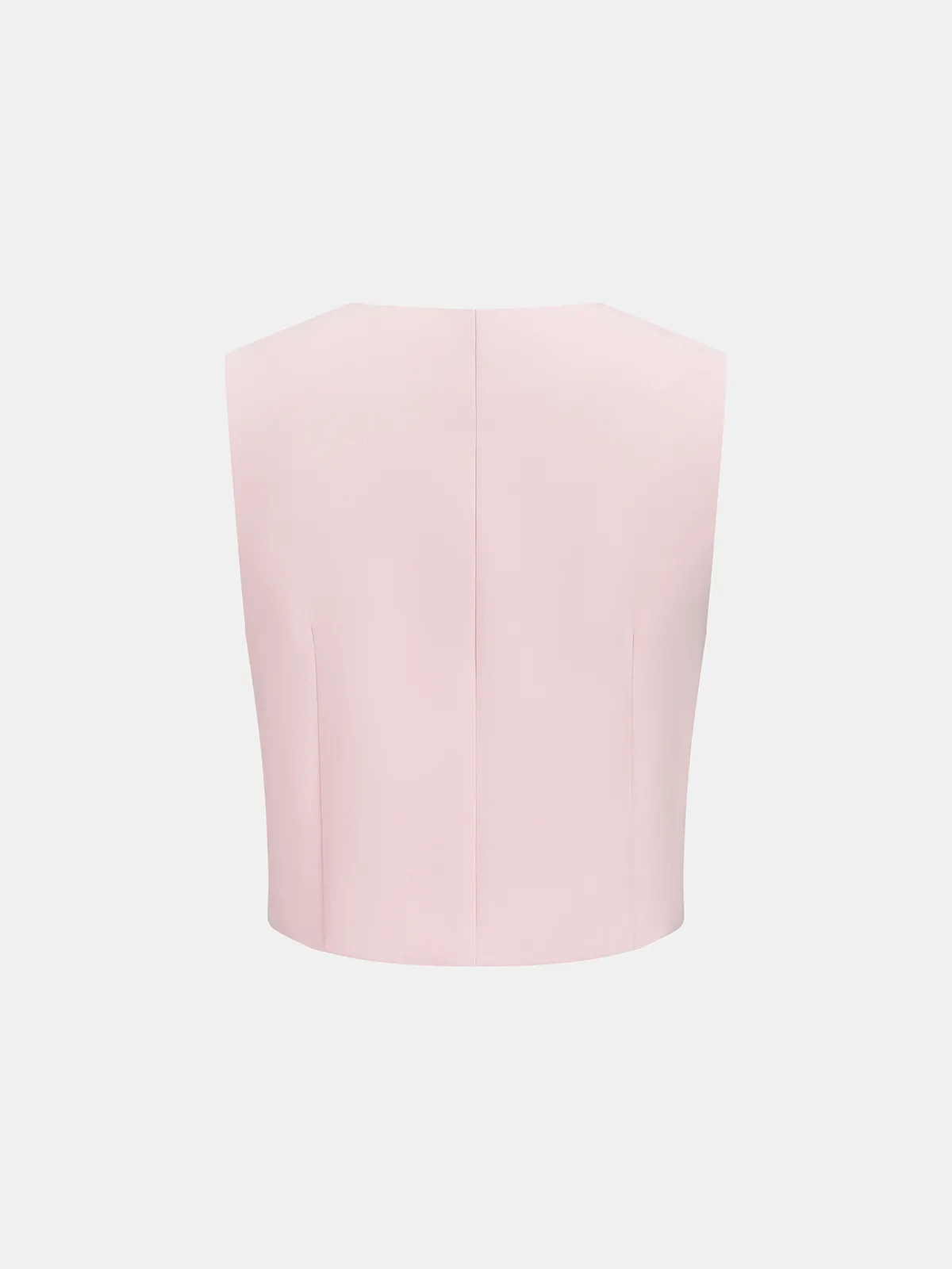 Tailored Crop Vest & Wide-Leg Pants Set sold by COMMENSE product image thumbnail 4