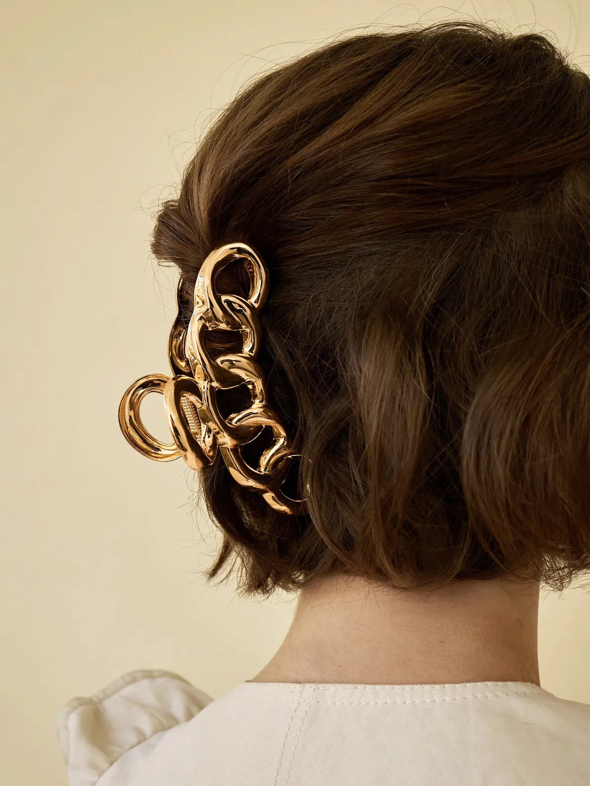 Large Chunky Chain Hair Claw sold by COMMENSE product image thumbnail 3