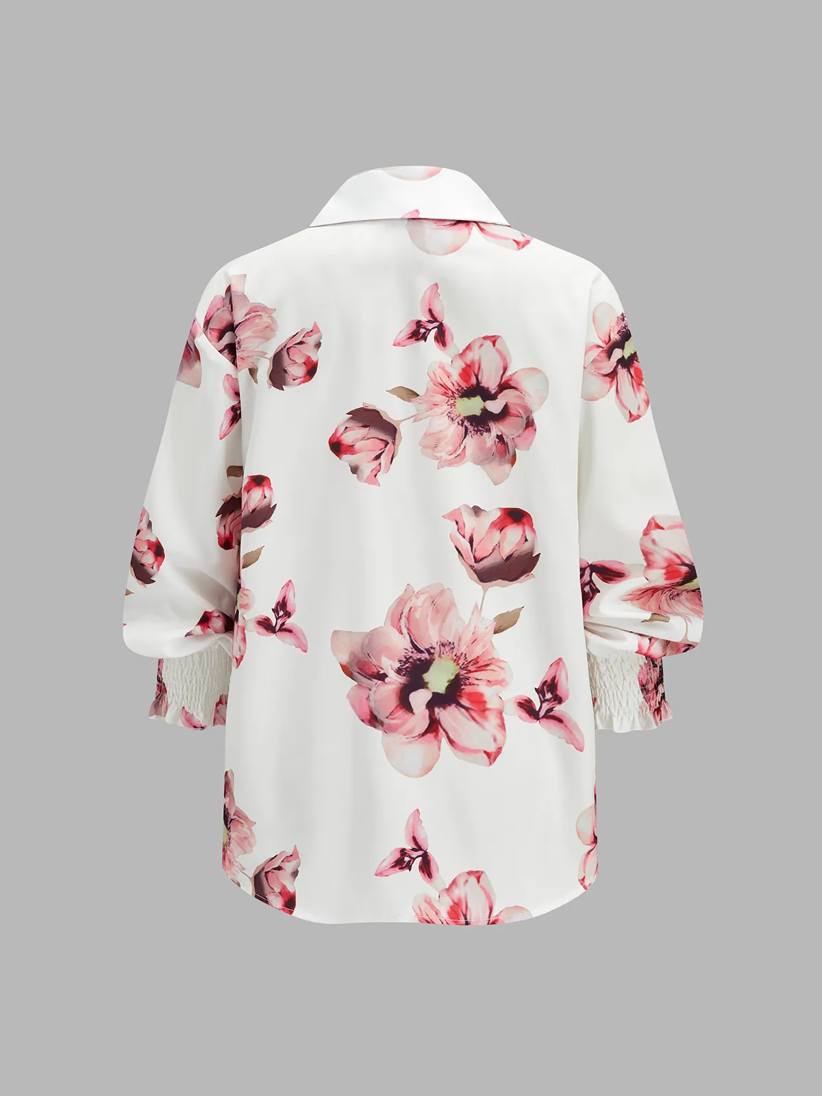 Floral Print Three-Piece Shorts Set sold by COMMENSE product image thumbnail 5