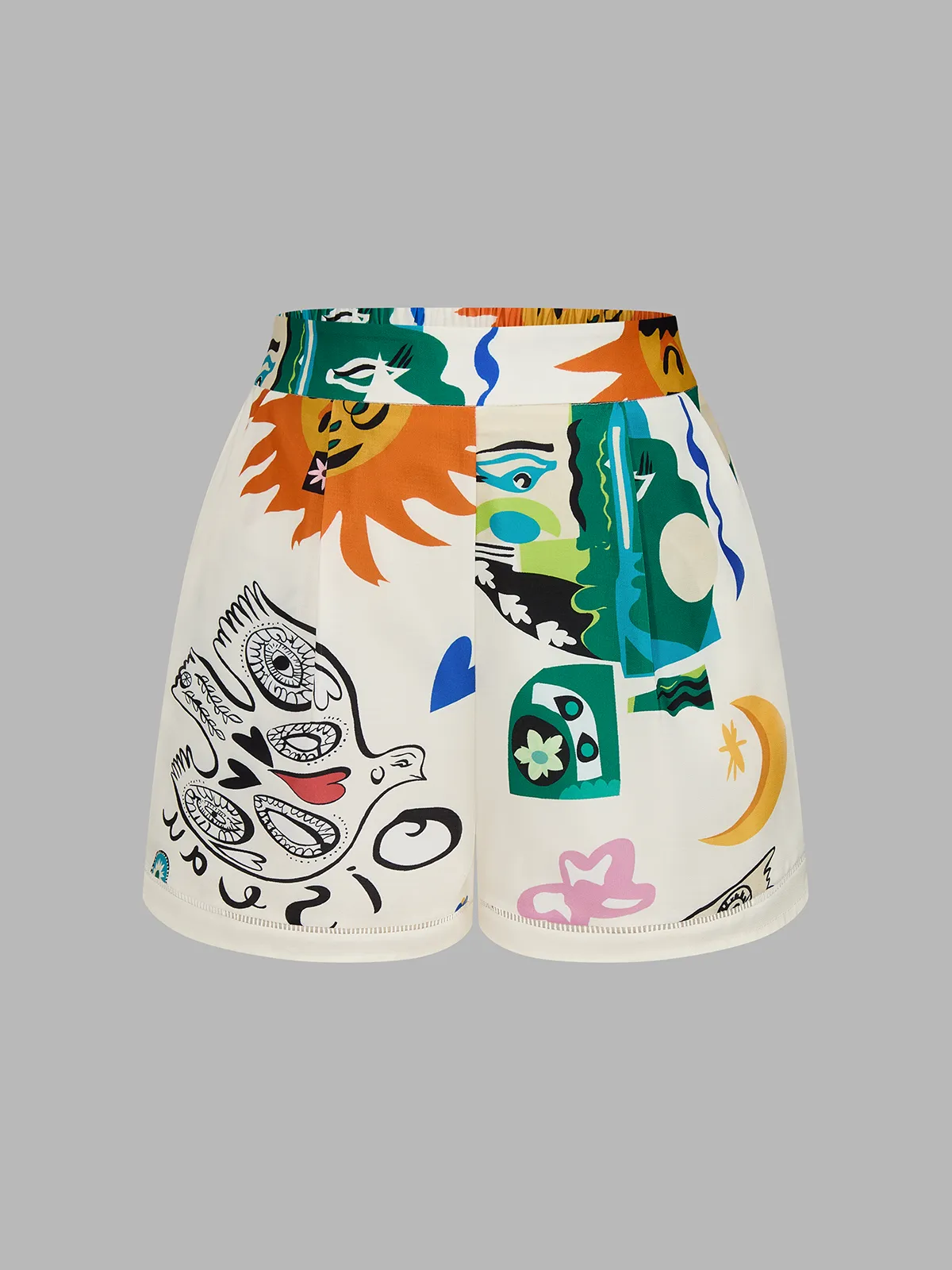 Abstract Art Print Vest & Shorts Set sold by COMMENSE product image thumbnail 5