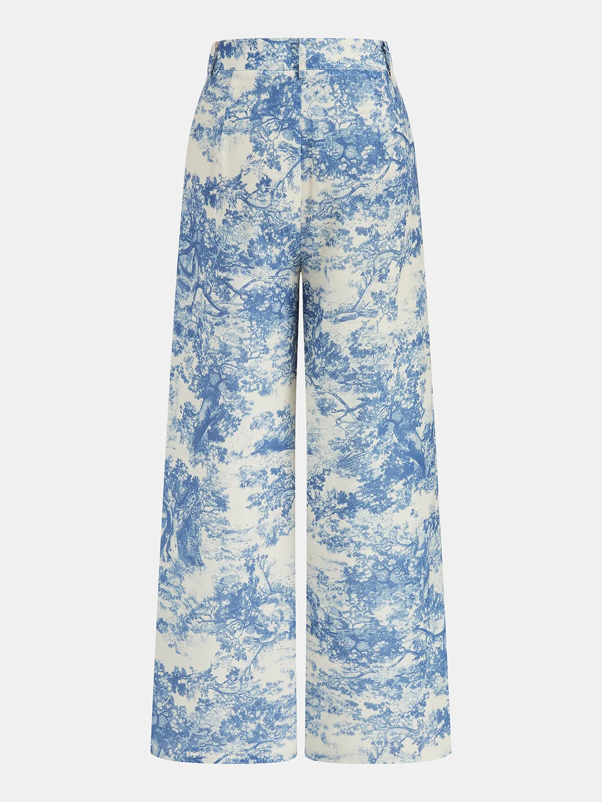 Toile Print Vest & Wide-Leg Pants Set sold by COMMENSE product image thumbnail 5