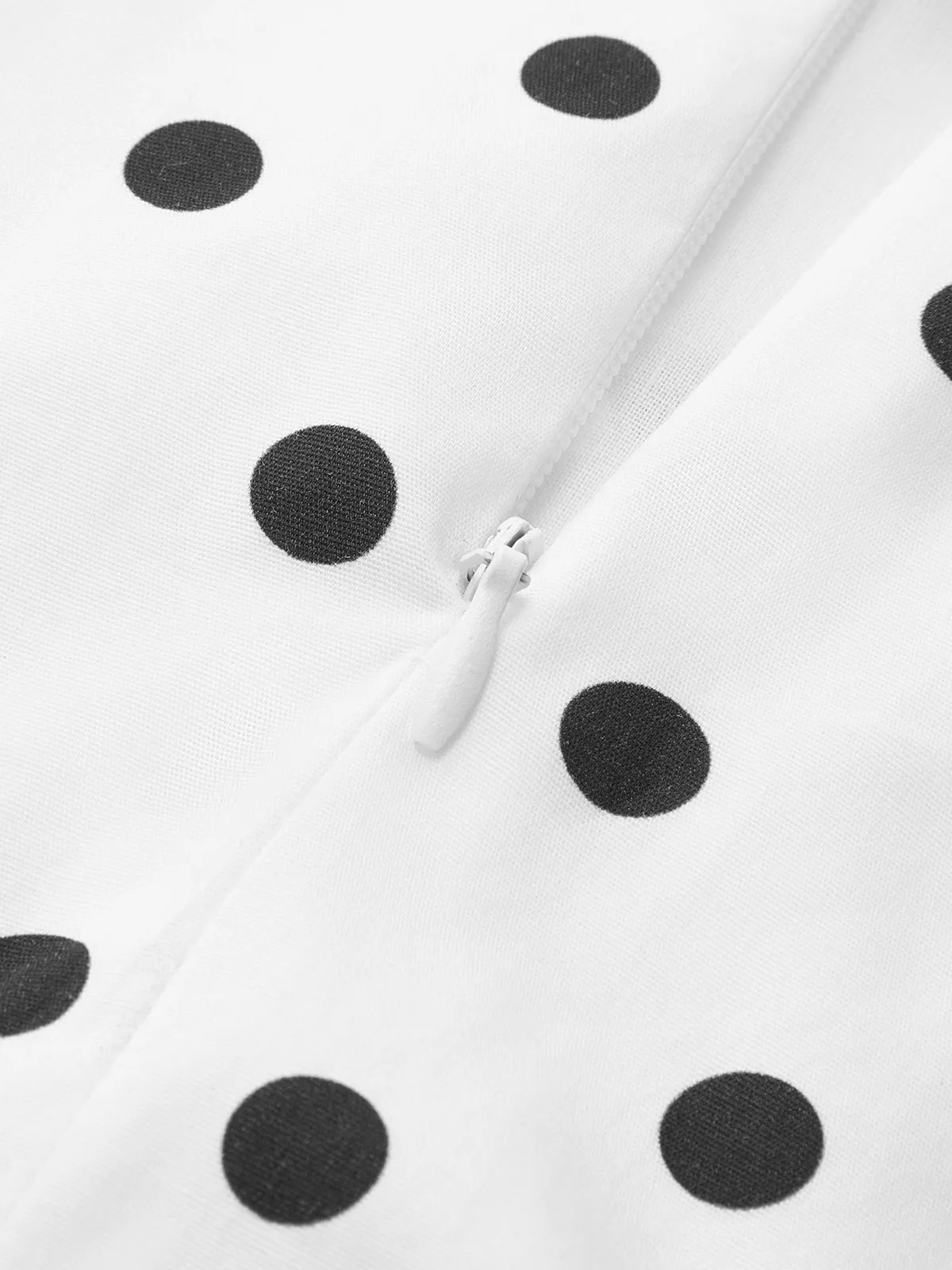 Polka Dot Lace Trim Cami Maxi Dress sold by COMMENSE product image thumbnail 4