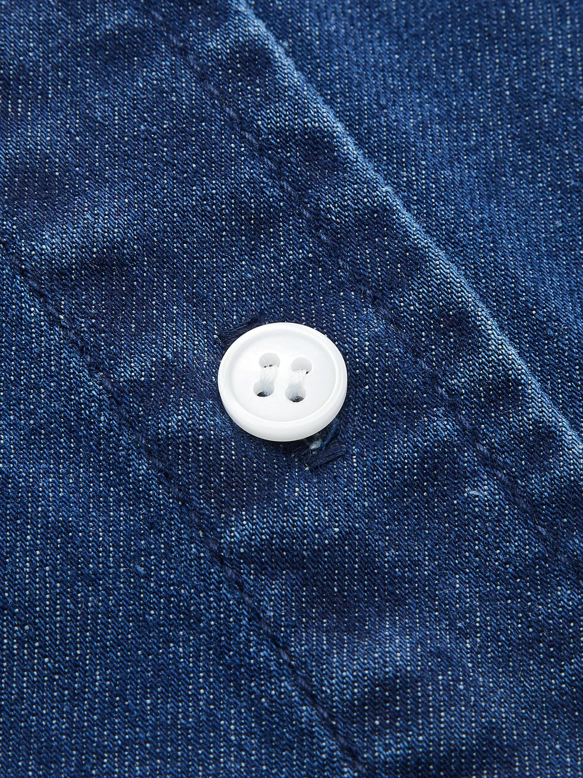 Sleeveless Denim Button Down Shirt sold by COMMENSE product image thumbnail 5