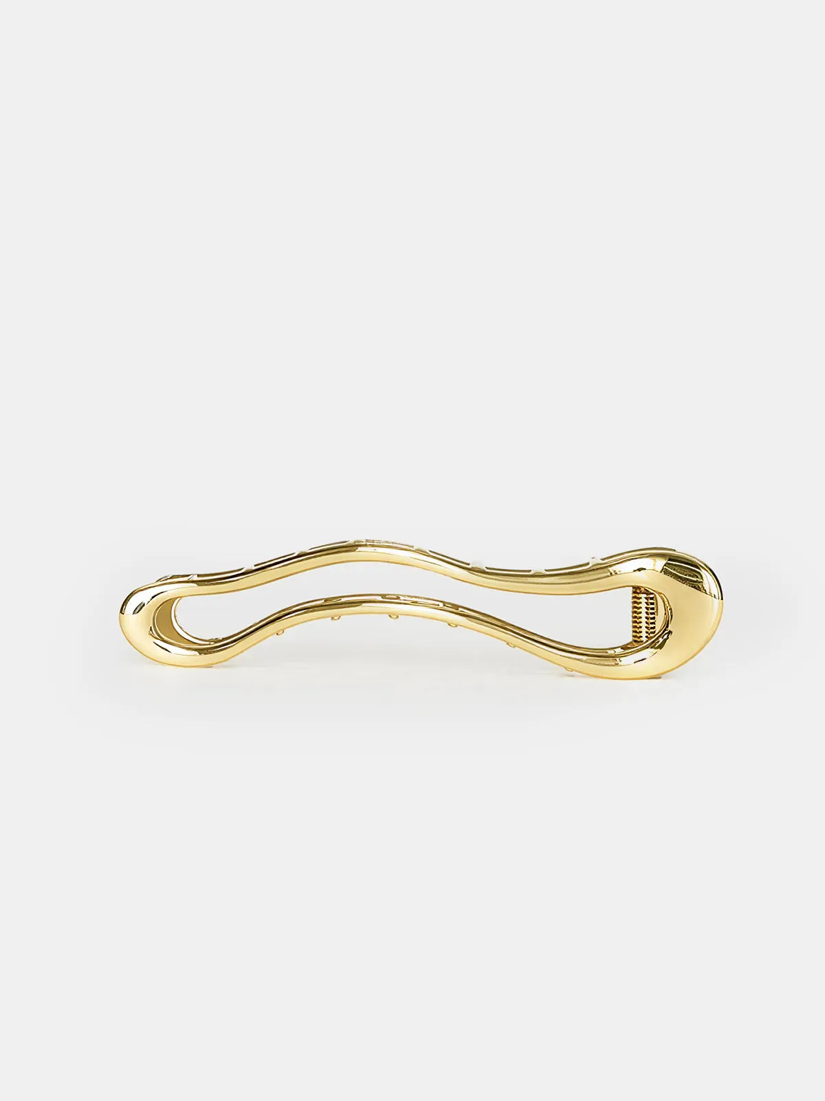 Sleek Wave Design Metal Hair Clip sold by COMMENSE product image thumbnail 2