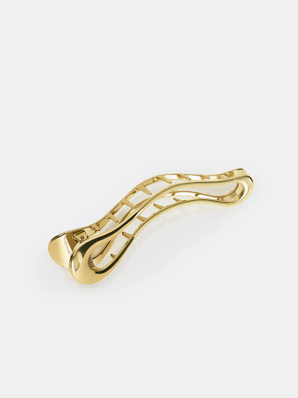 Sleek Wave Design Metal Hair Clip sold by COMMENSE product image thumbnail 3