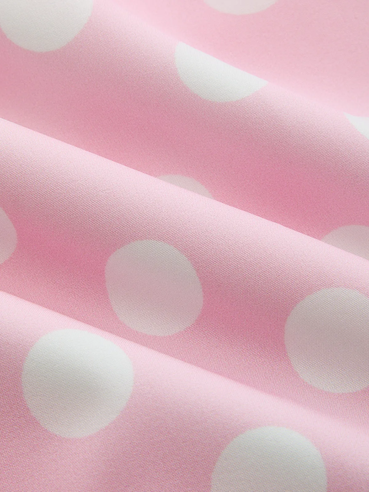 Polka Dot Halter Ruched Midi Dress sold by COMMENSE product image thumbnail 4