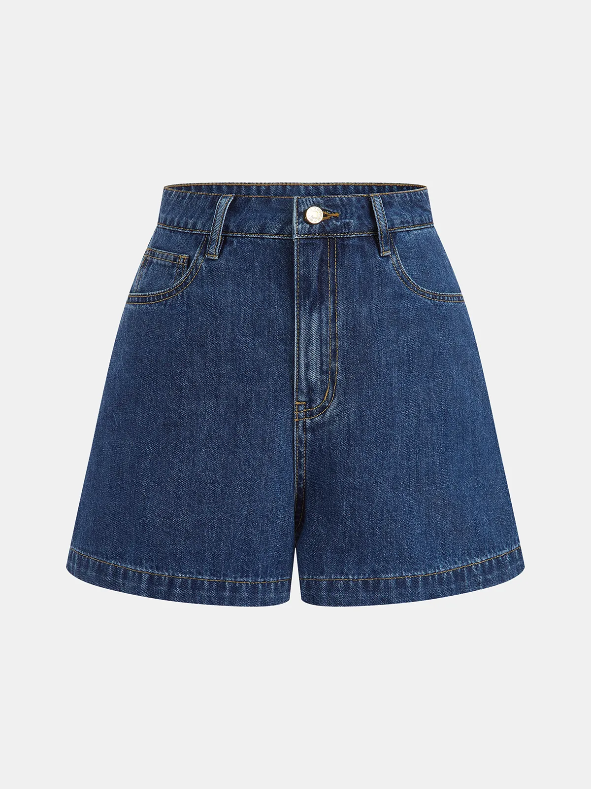 Denim Halter Top & Shorts Set sold by COMMENSE product image thumbnail 5