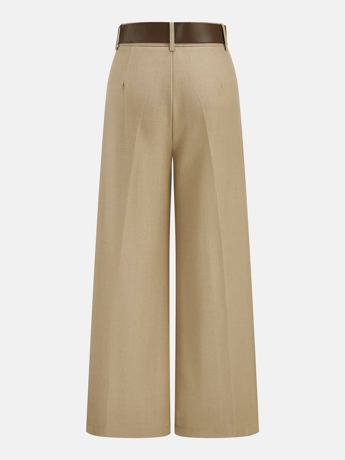Mid-Waist Belted Wide Leg Pants sold by COMMENSE product image thumbnail 2
