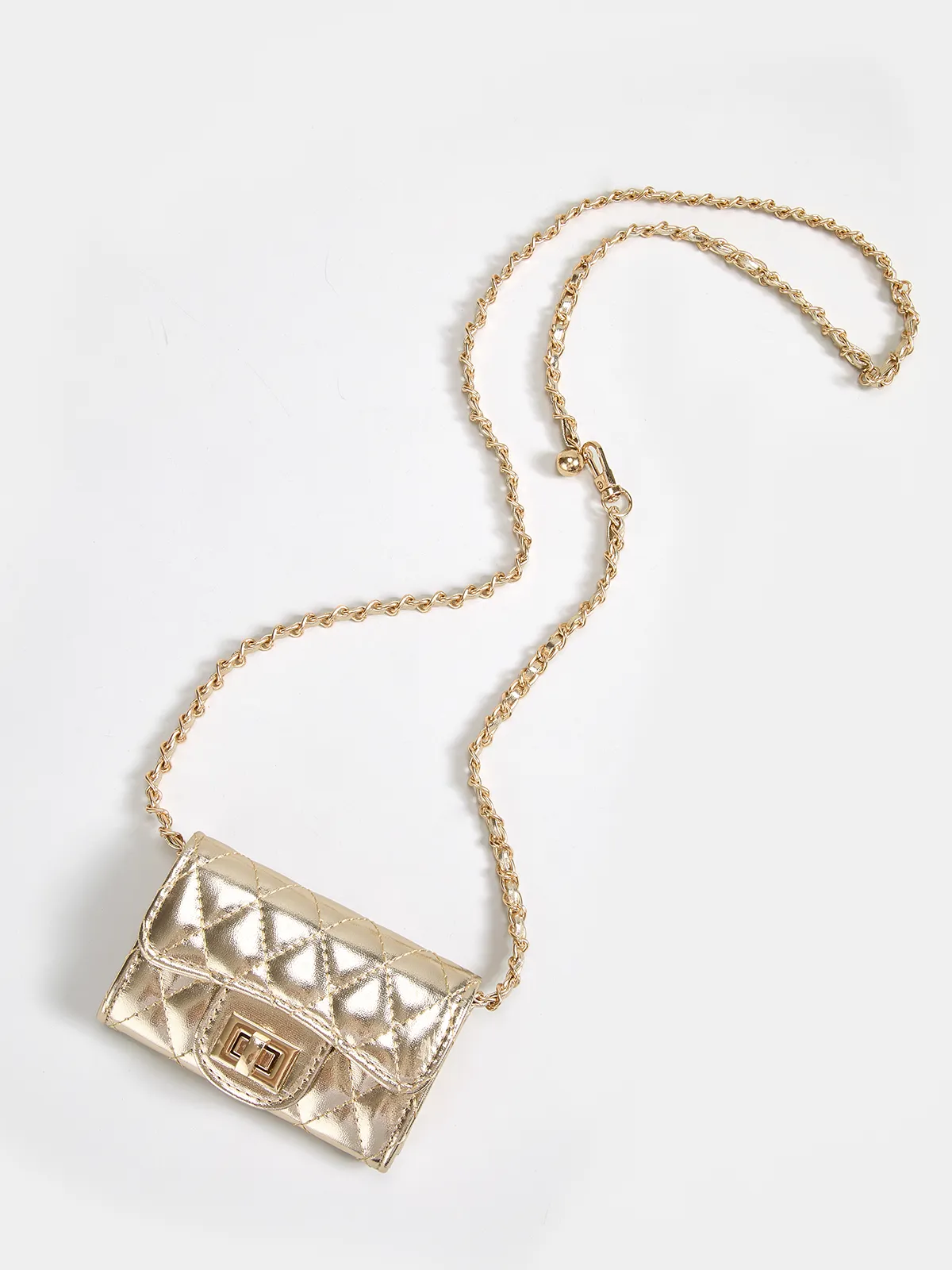 Quilted Mini Chain Crossbody Bag sold by COMMENSE product image thumbnail 2