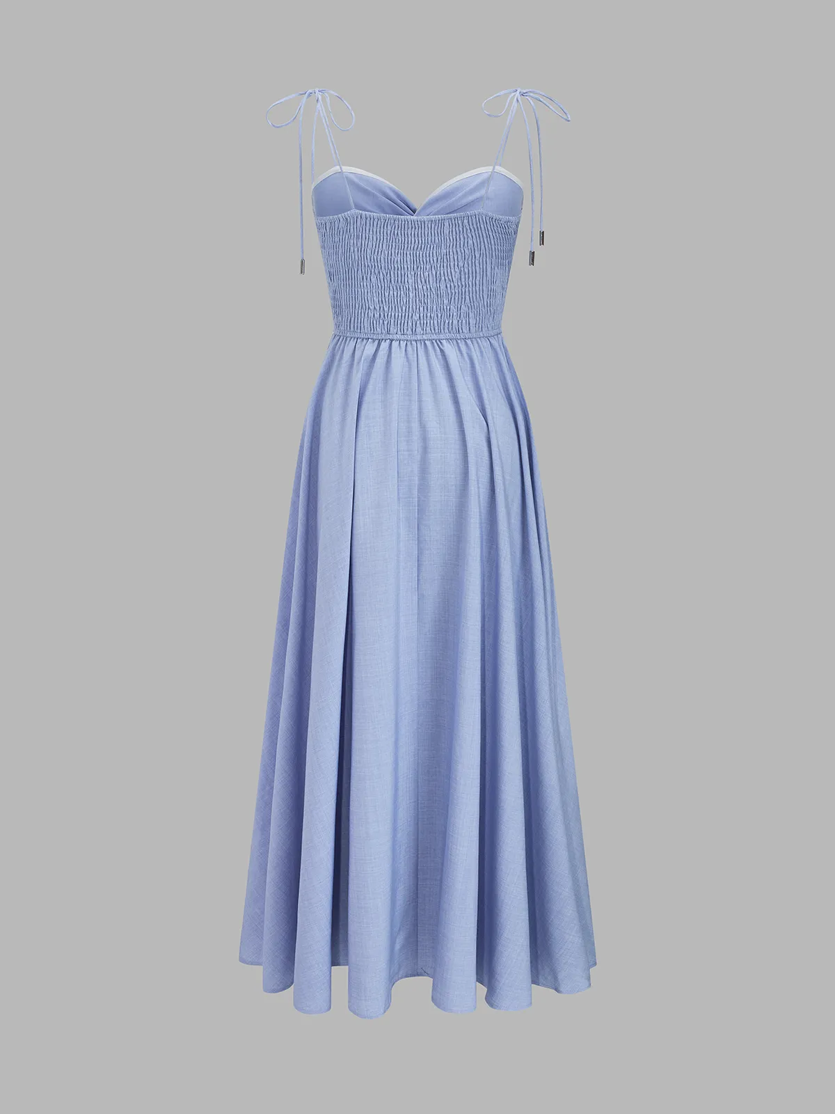 Cutout Tie Strap Maxi Dress sold by COMMENSE product image thumbnail 3