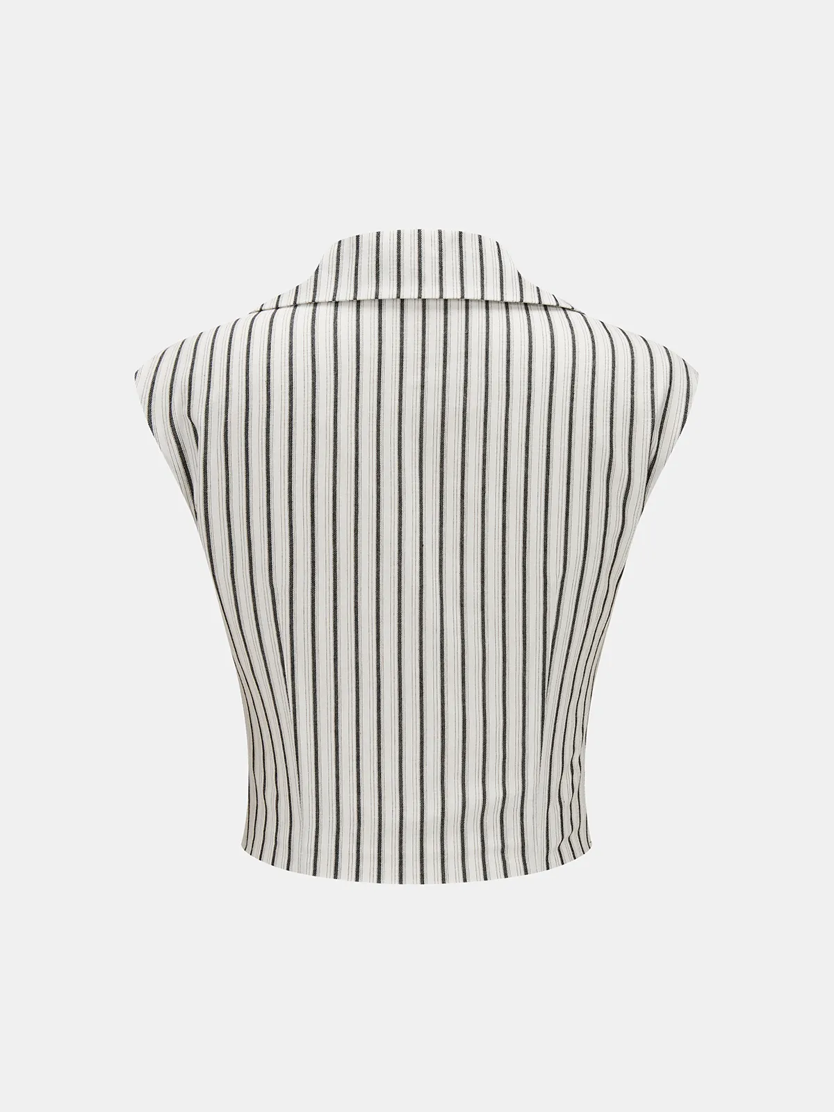 Cotton Striped Cross Wrap Top & Pants Set sold by COMMENSE product image thumbnail 3