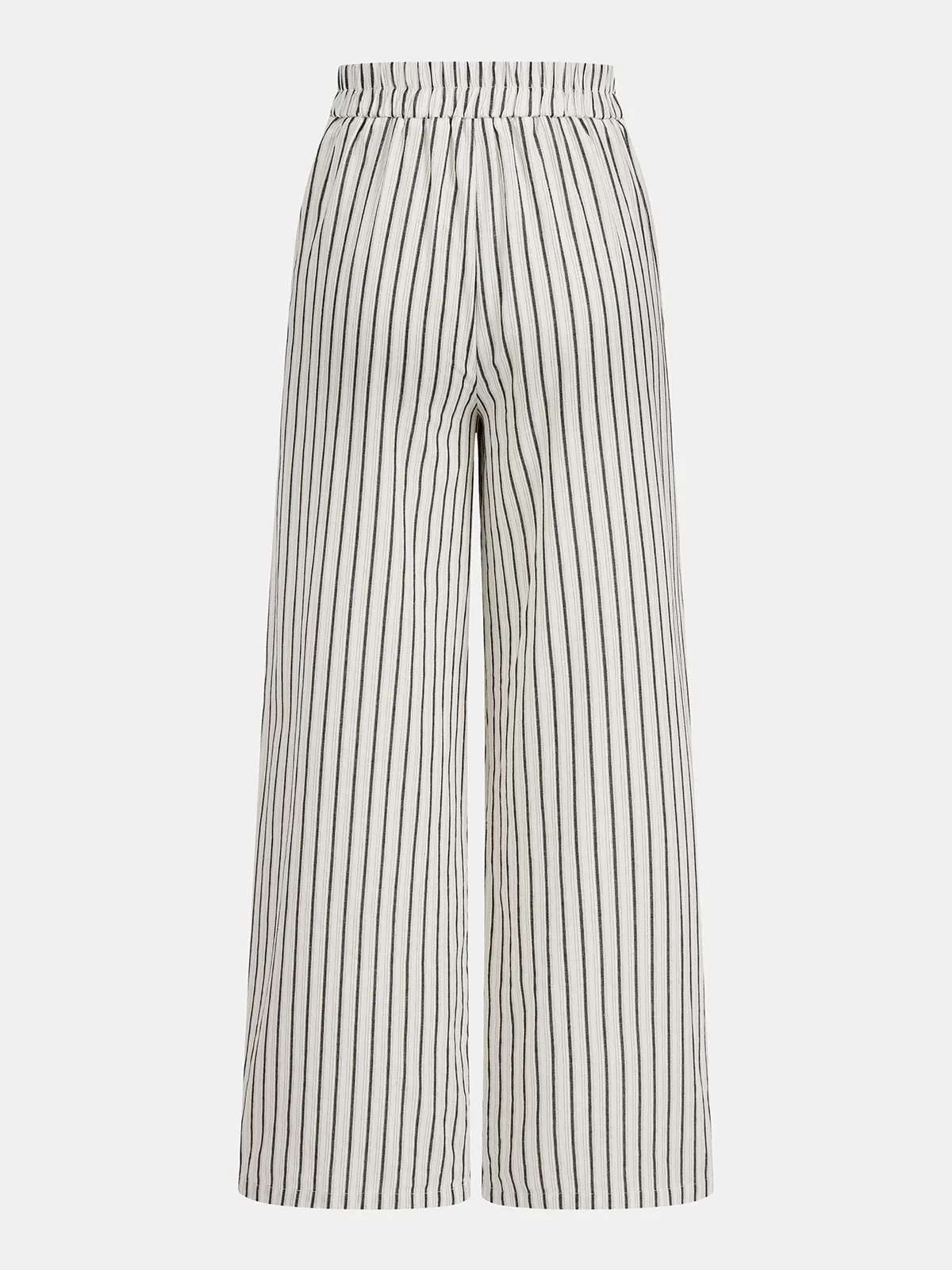 Cotton Striped Cross Wrap Top & Pants Set sold by COMMENSE product image thumbnail 5
