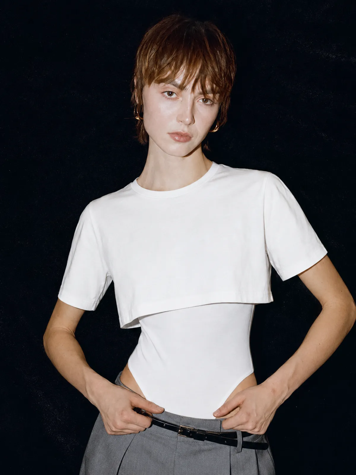 Basic Two-Piece Bodysuit sold by COMMENSE