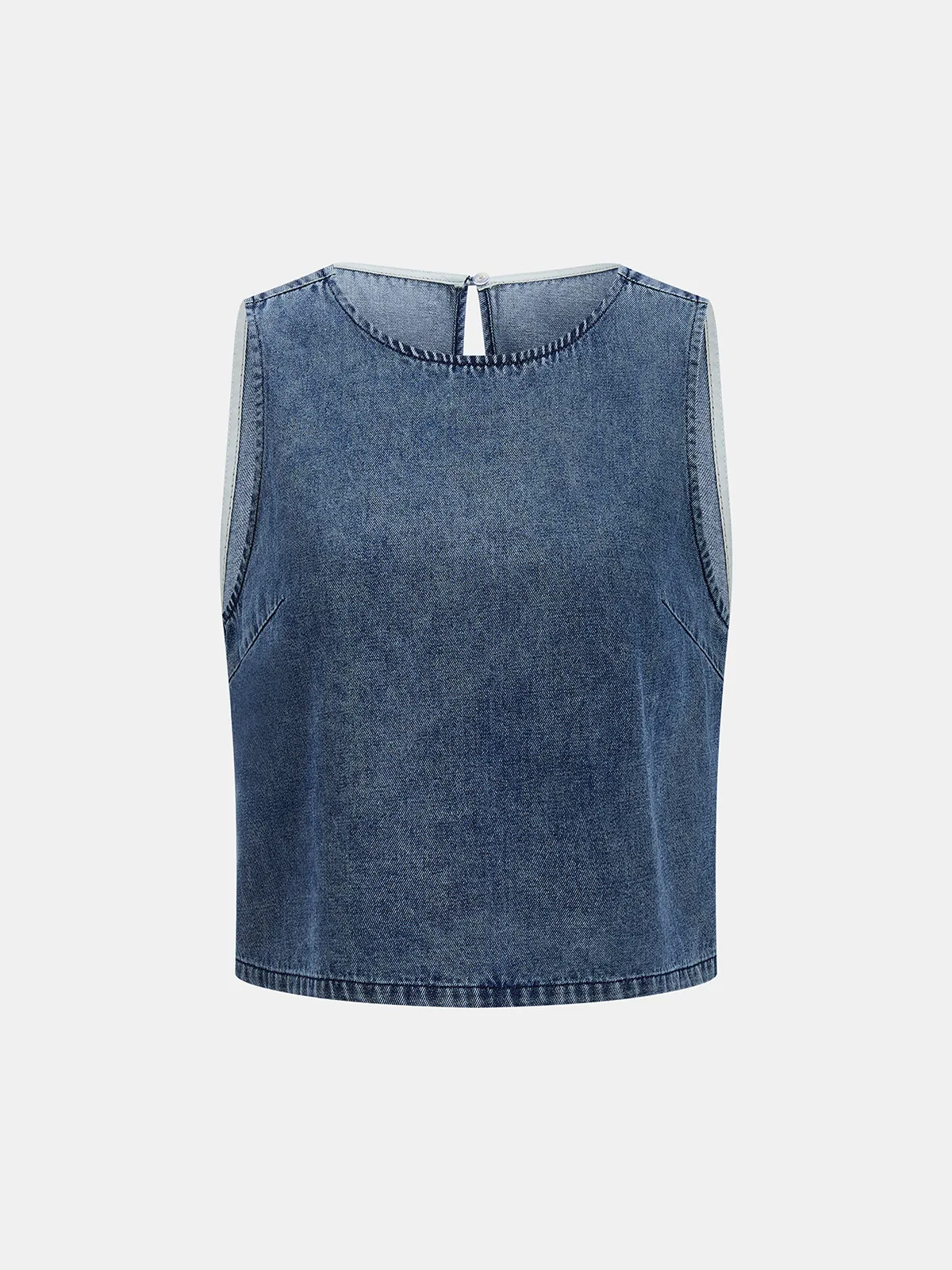 Sleeveless Denim Top & Drawstring Jeans Set sold by COMMENSE product image thumbnail 3