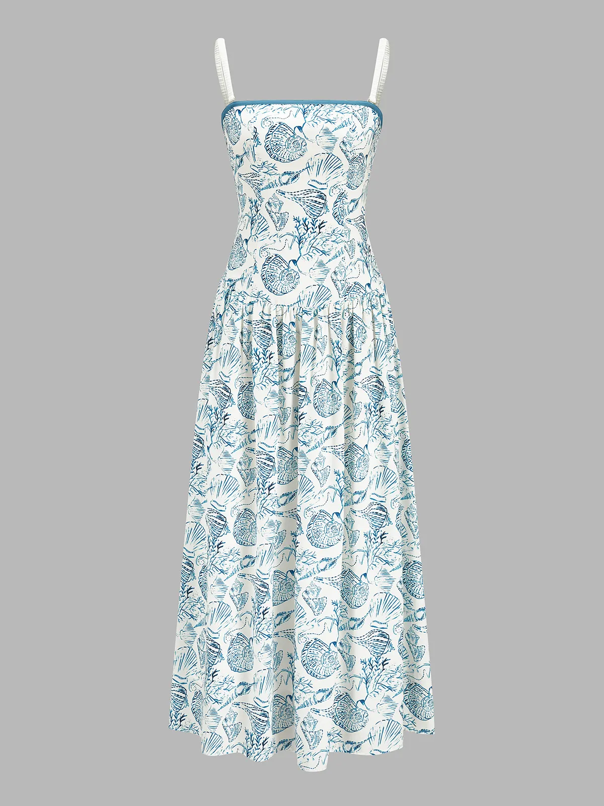 Seashell Print Cami Maxi Dress sold by COMMENSE product image thumbnail 2