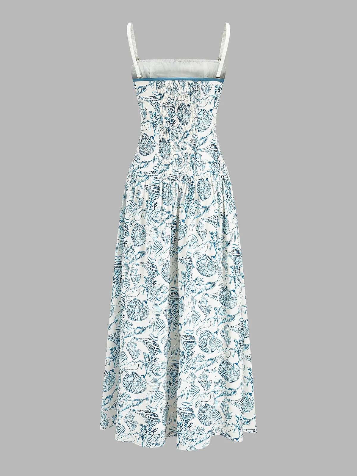 Seashell Print Cami Maxi Dress sold by COMMENSE product image thumbnail 3