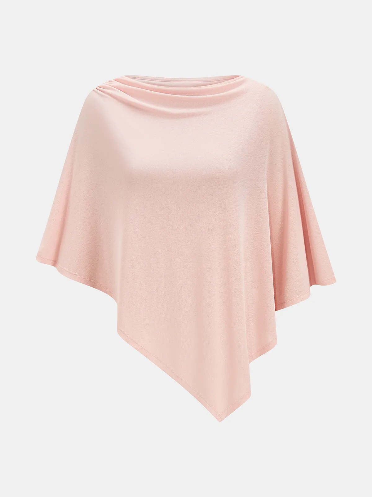 Draped Asymmetric Cape Top sold by COMMENSE