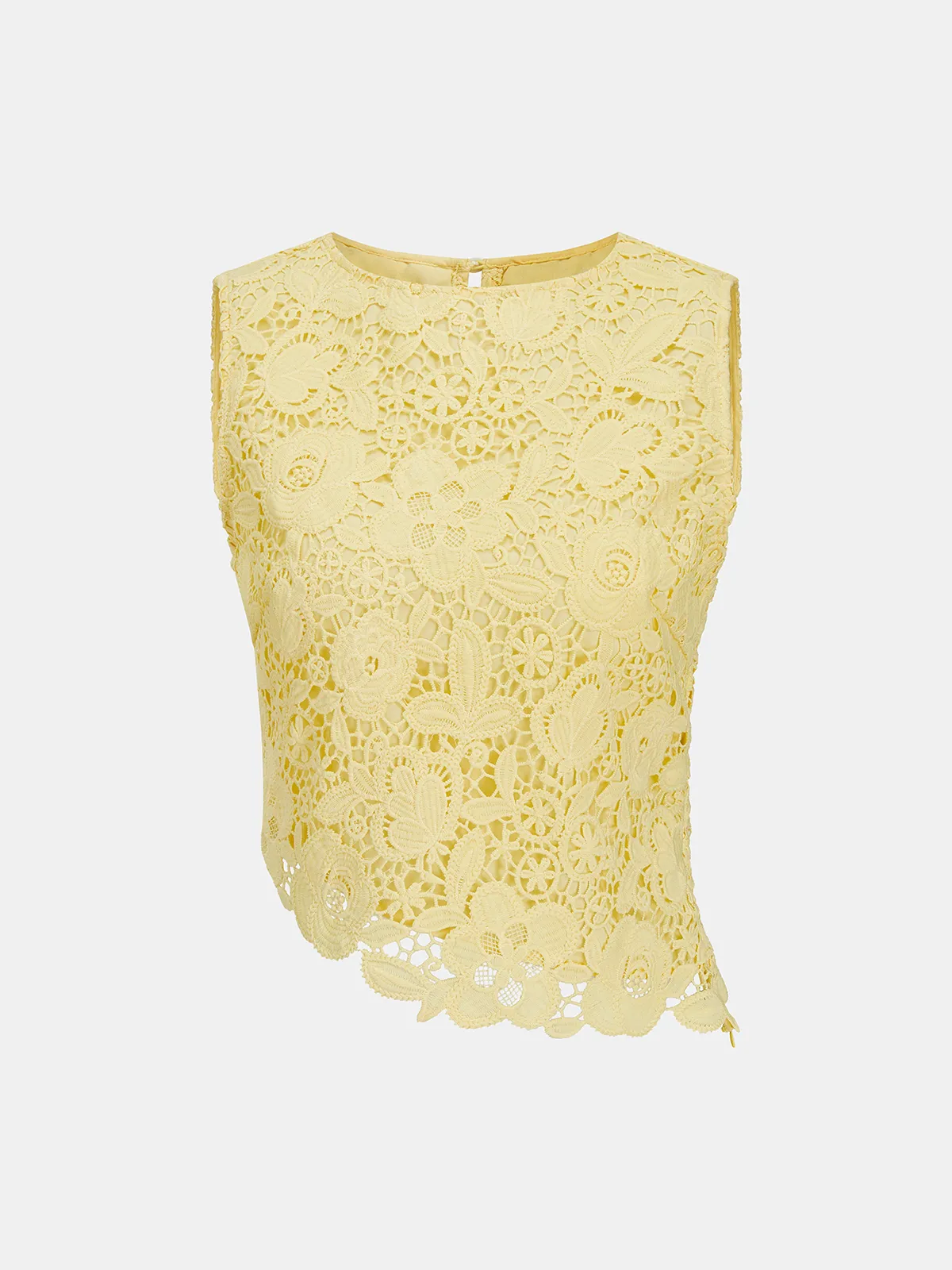 Guipure Lace Sleeveless Top & Pants Set sold by COMMENSE product image thumbnail 2