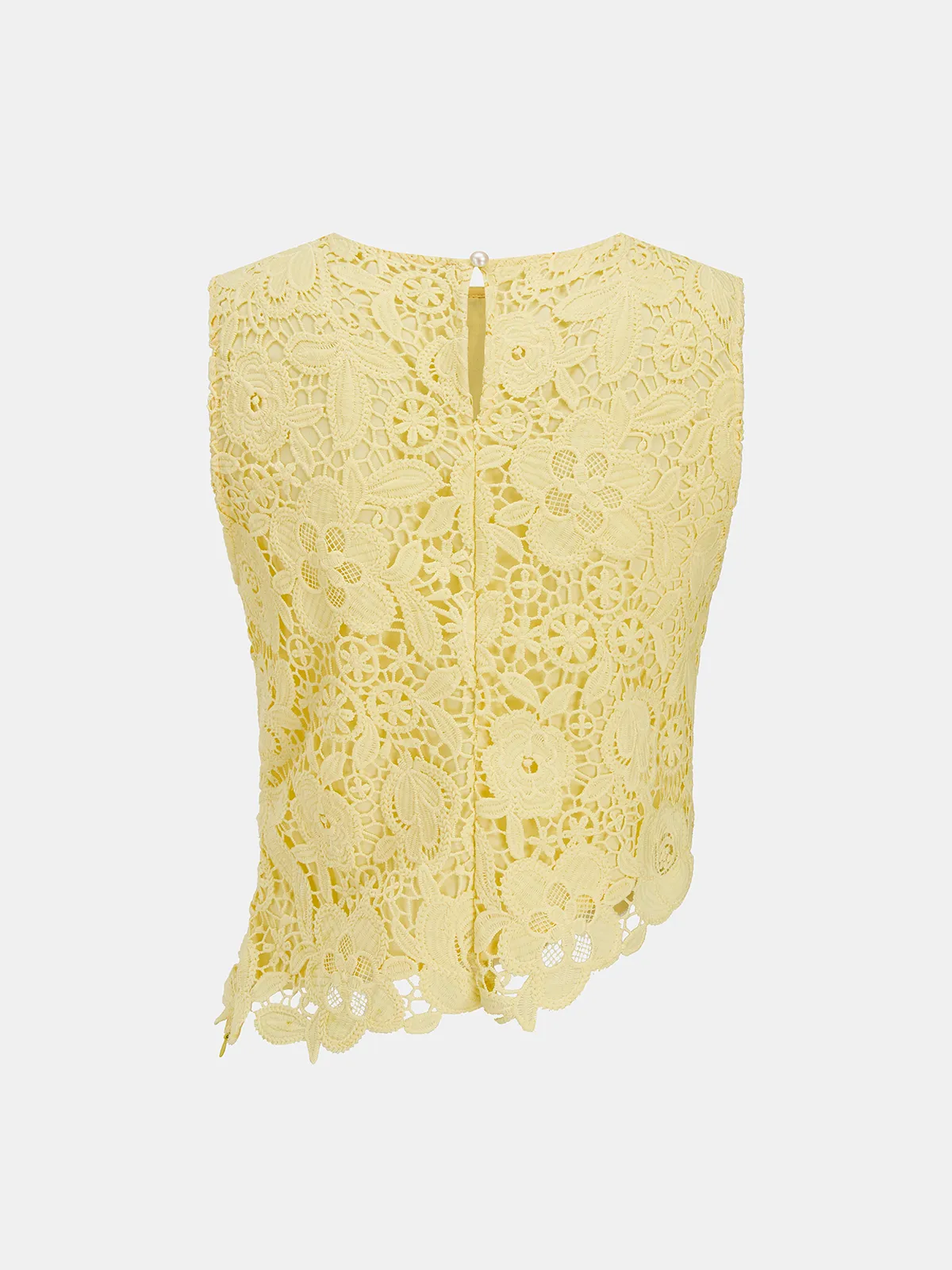 Guipure Lace Sleeveless Top & Pants Set sold by COMMENSE product image thumbnail 3