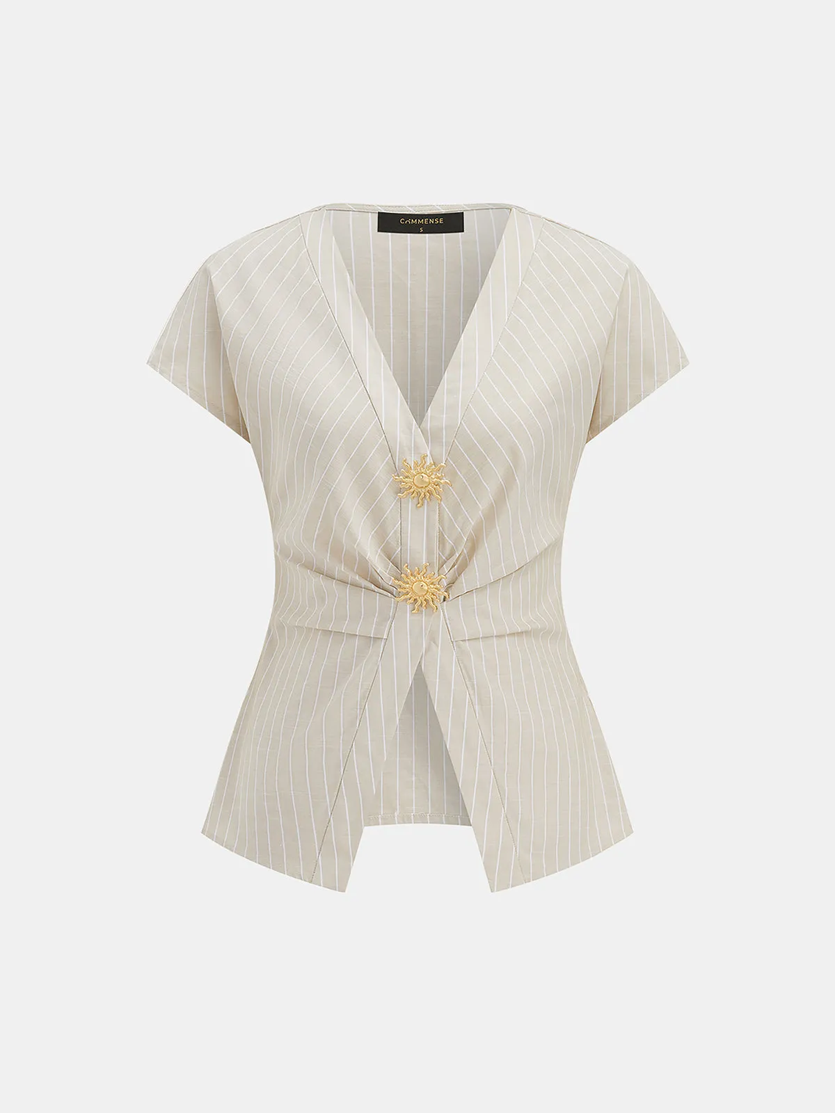 Striped Cotton Two Piece Pants Set sold by COMMENSE product image thumbnail 3
