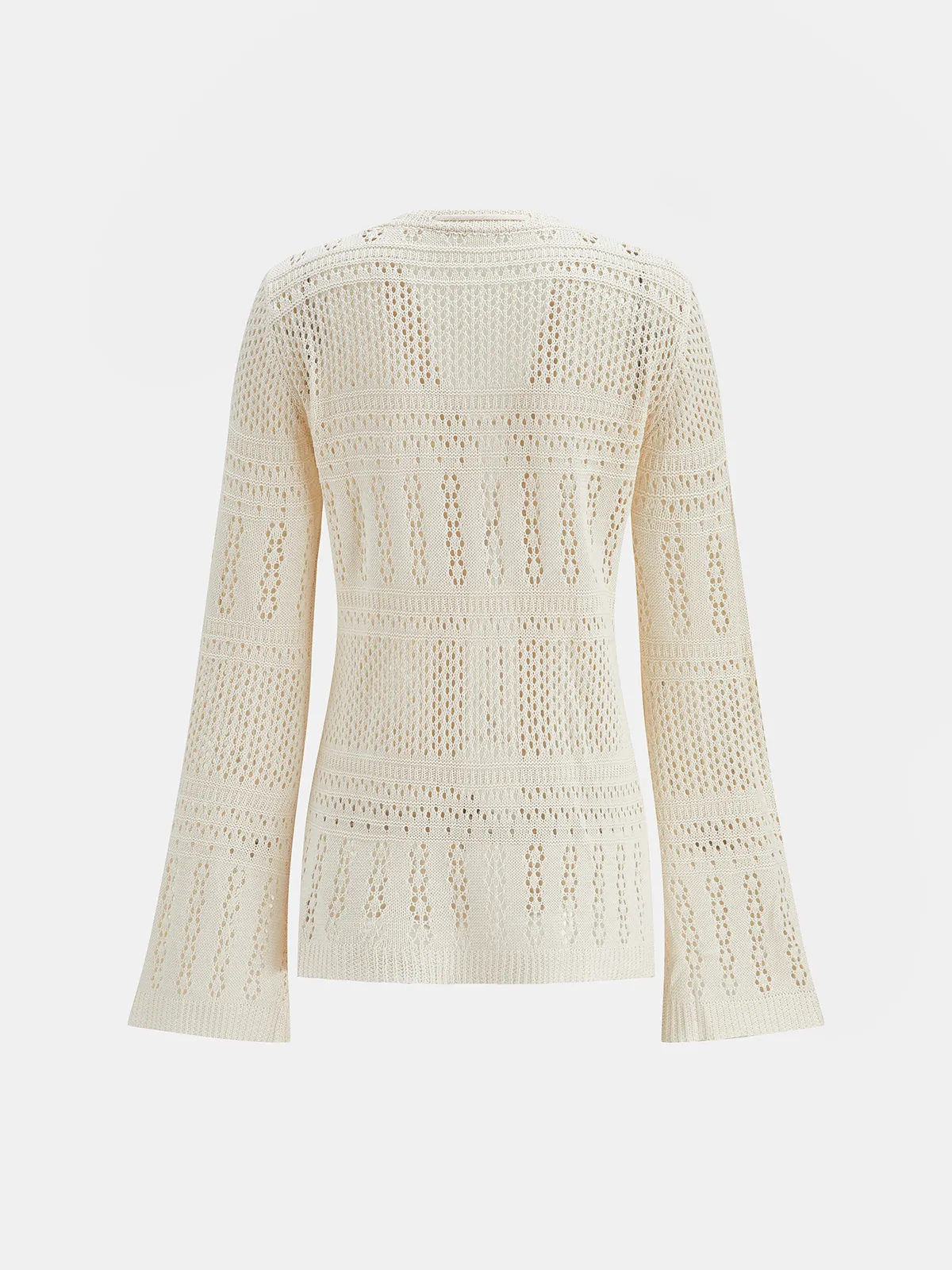 Crochet Knit Cardigan & Mini Skirt Set sold by COMMENSE product image thumbnail 4