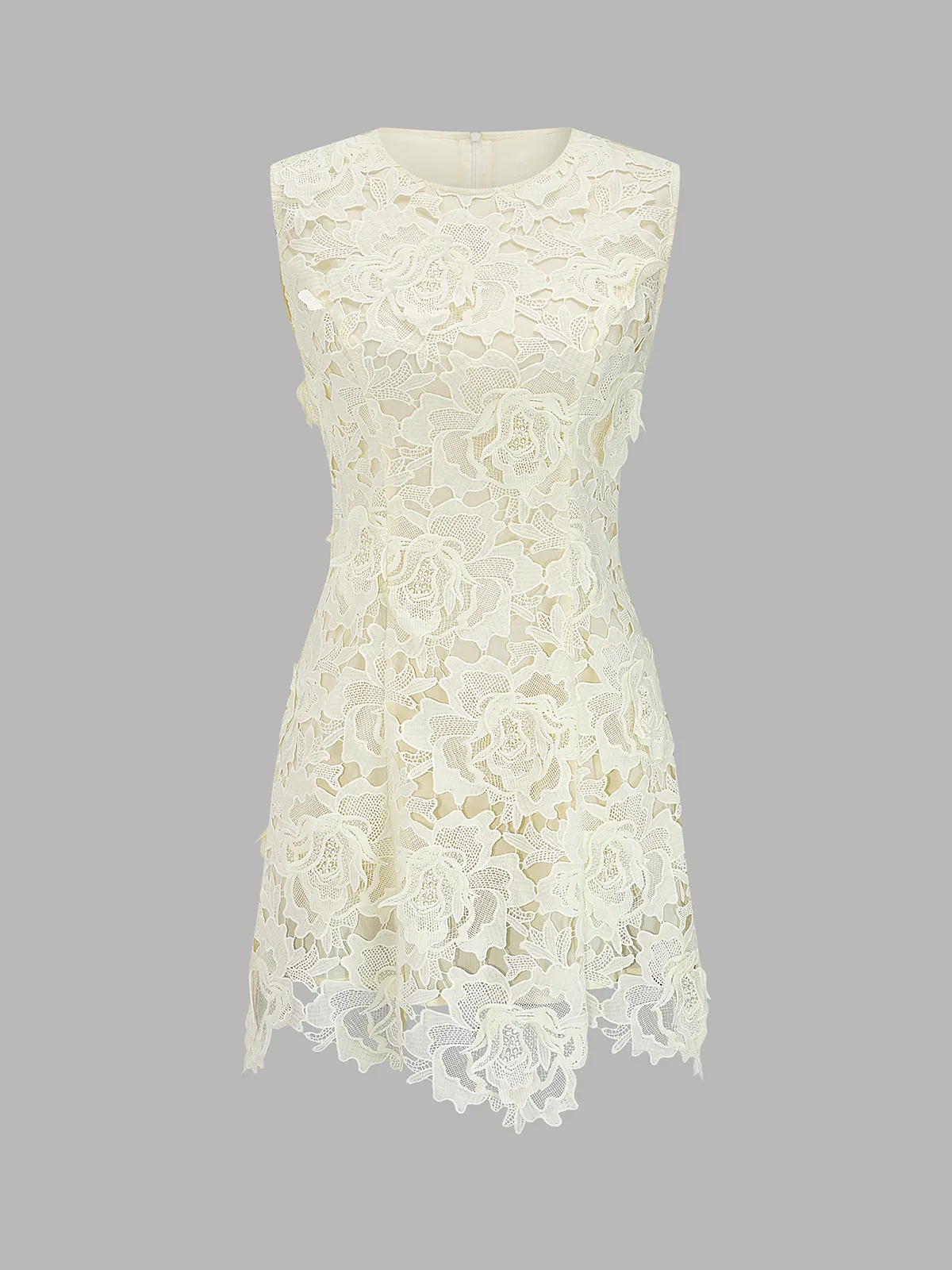 Guipure Lace Sleeveless A-Line Dress sold by COMMENSE product image thumbnail 2
