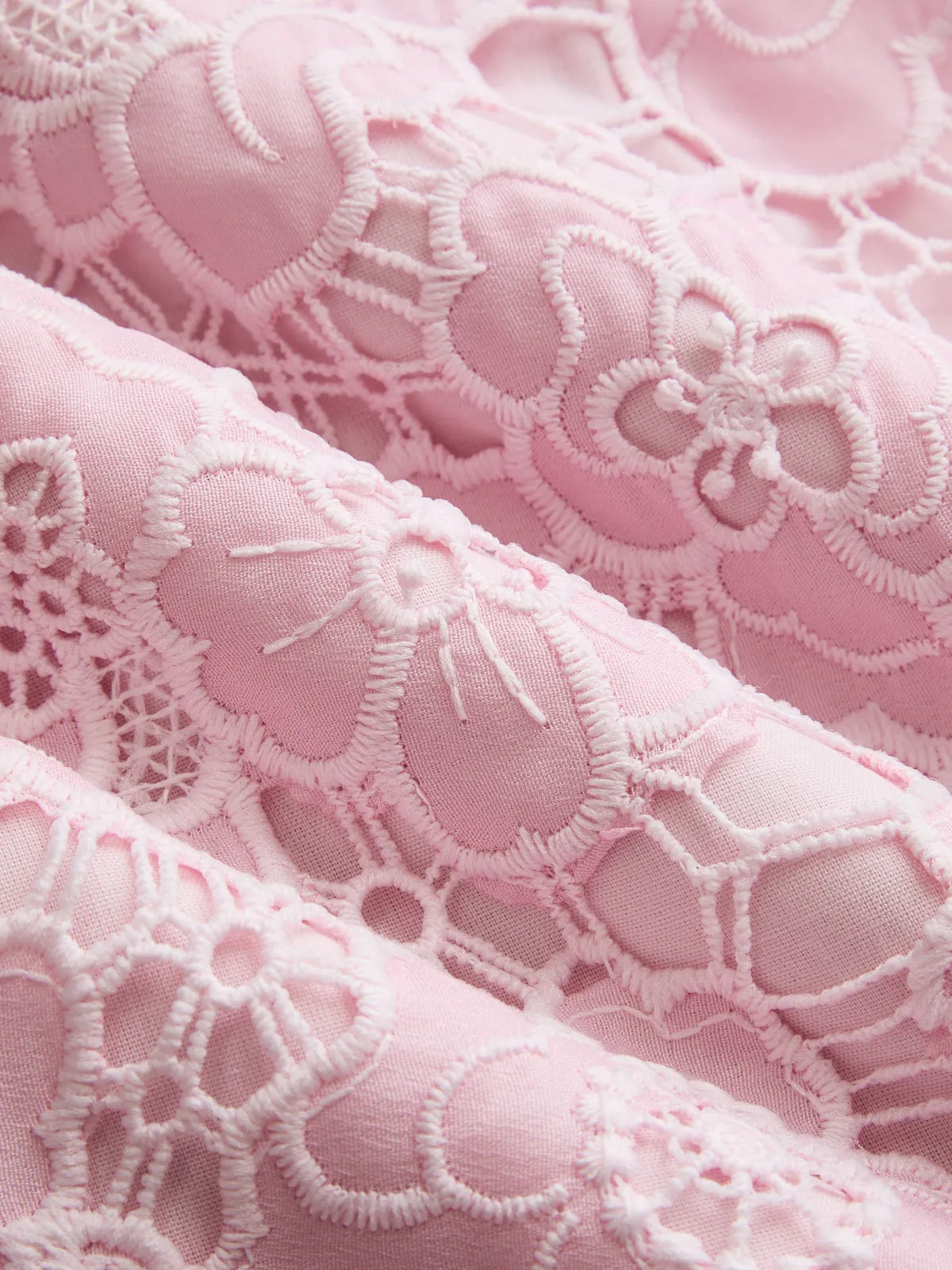 Frog Button Guipure Lace Cheongsam Mini Dress sold by COMMENSE product image thumbnail 5