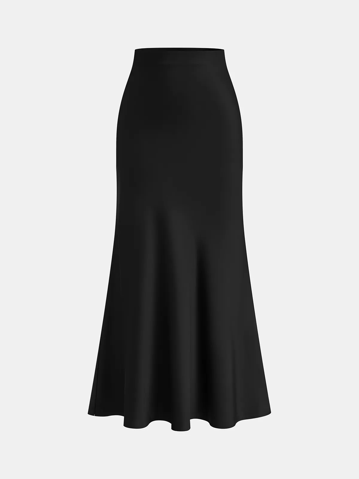Satin Cowl Neck Blouse & Mermaid Skirt Set sold by COMMENSE product image thumbnail 5