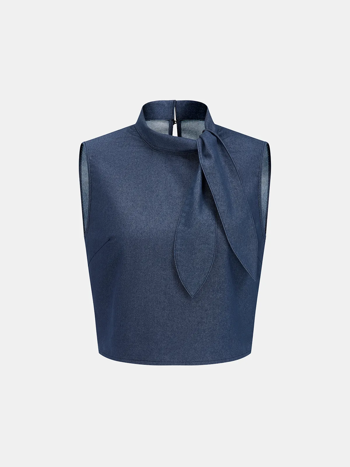 Tie-Neck Sleeveless Blouse & Pants Set sold by COMMENSE product image thumbnail 4