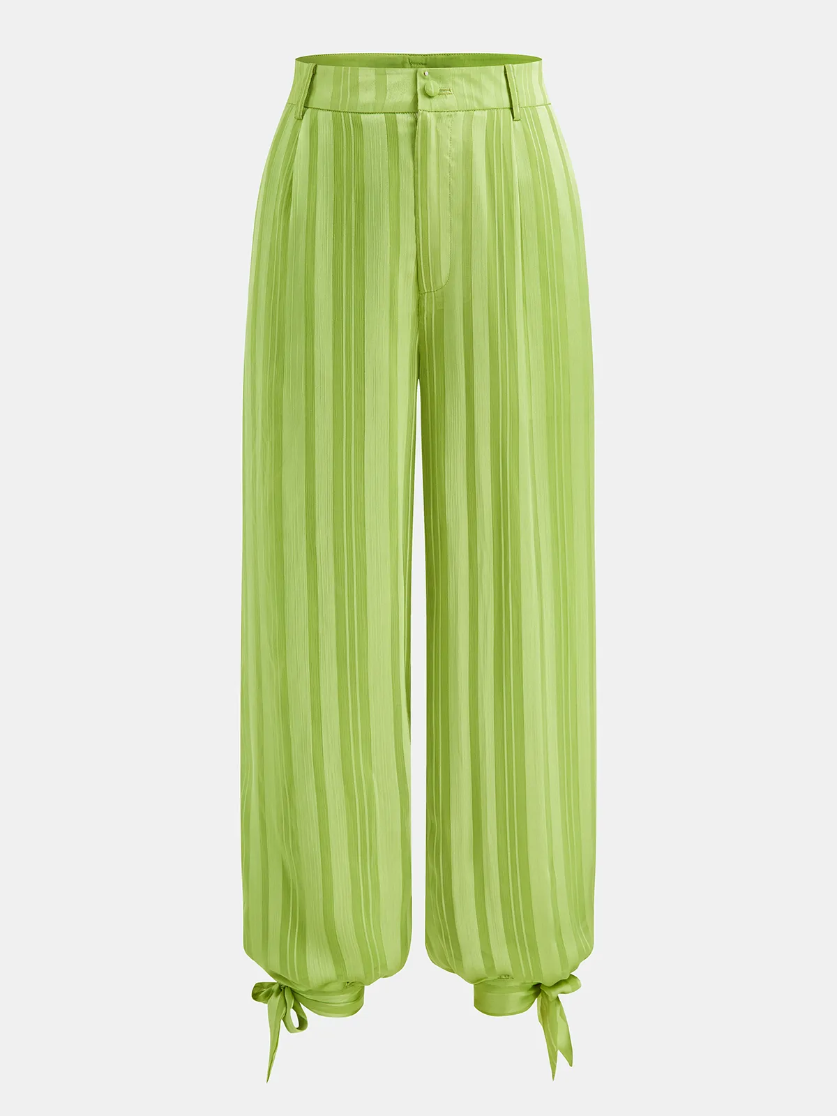 Satin Striped Halter Top & Jogger Pants Set sold by COMMENSE product image thumbnail 5