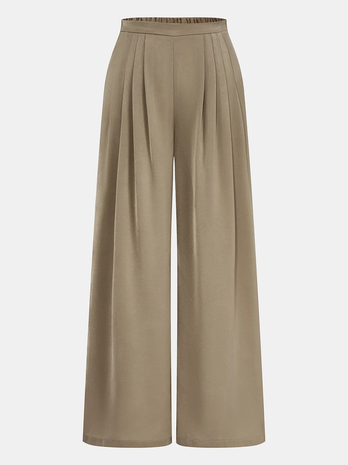 Tie-Neck Sleeveless Top & Pleated Pants Set sold by COMMENSE product image thumbnail 4