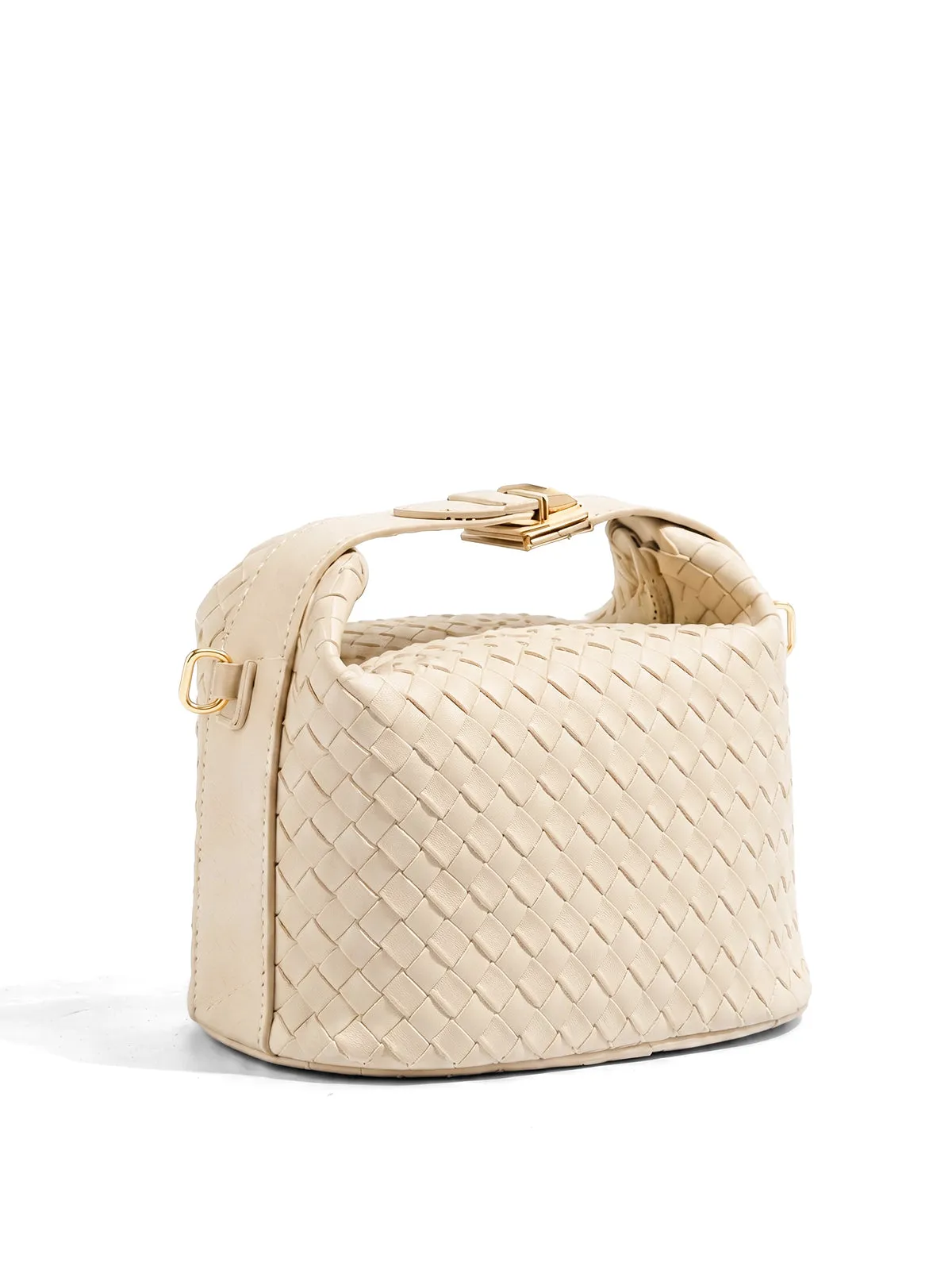 Woven Top Handle Crossbody Handbag sold by COMMENSE