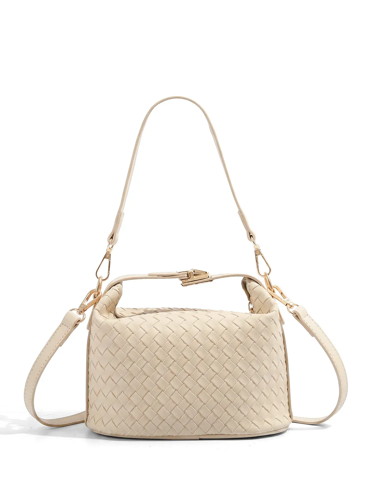 Woven Top Handle Crossbody Handbag sold by COMMENSE product image thumbnail 2