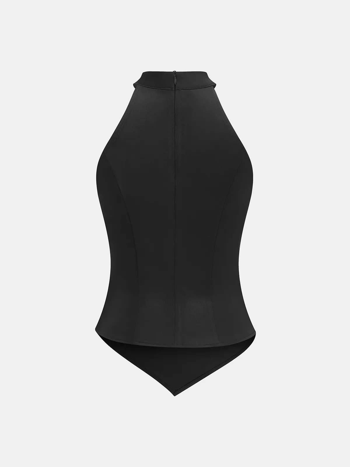 Ruched Satin Top & Elastic Waist Pants Set sold by COMMENSE product image thumbnail 4
