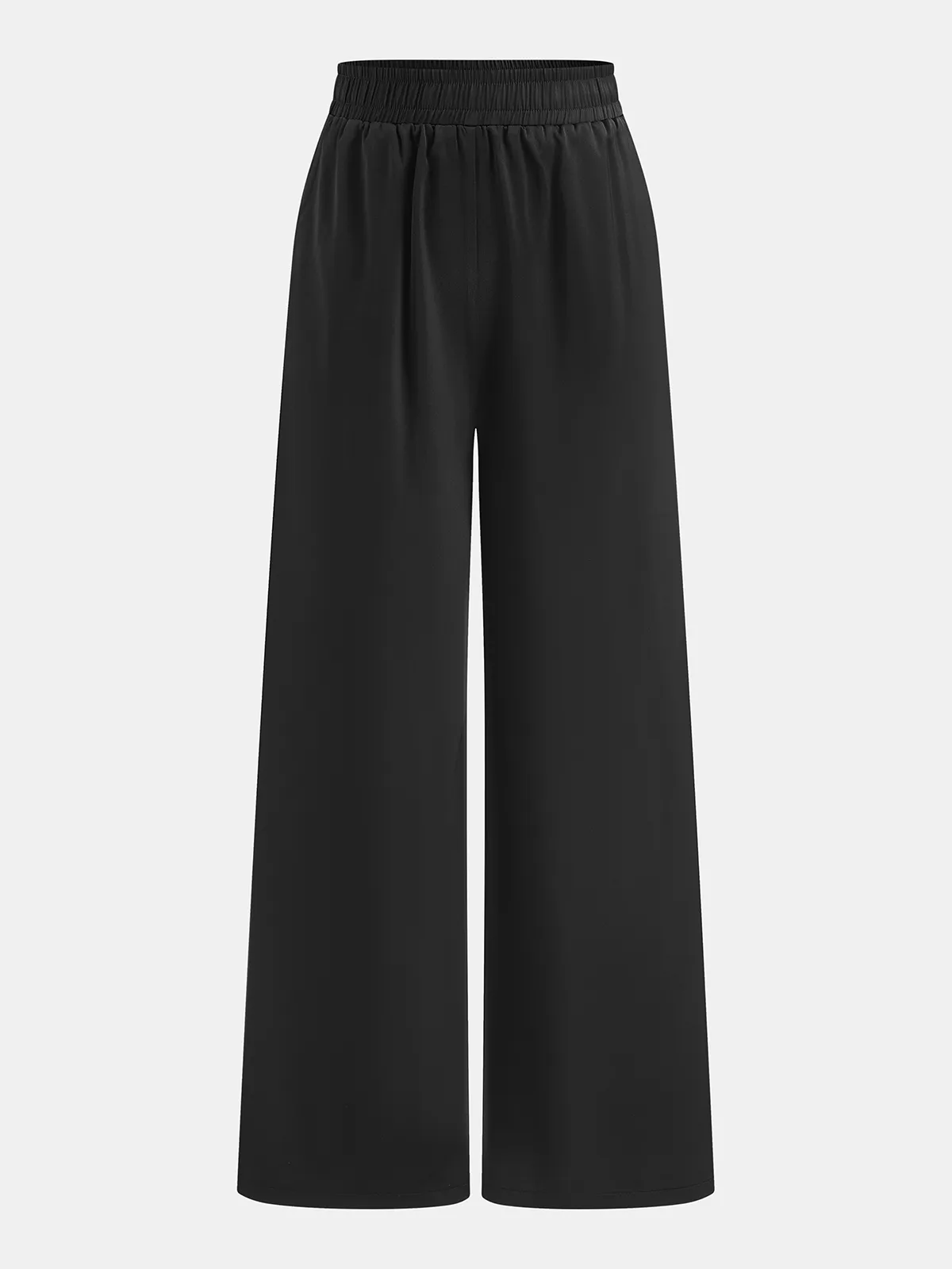 Ruched Satin Top & Elastic Waist Pants Set sold by COMMENSE product image thumbnail 5