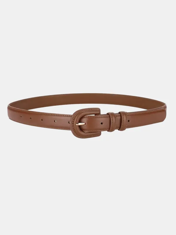 Classic Pin Buckle Leather Belt made by COMMENSE
