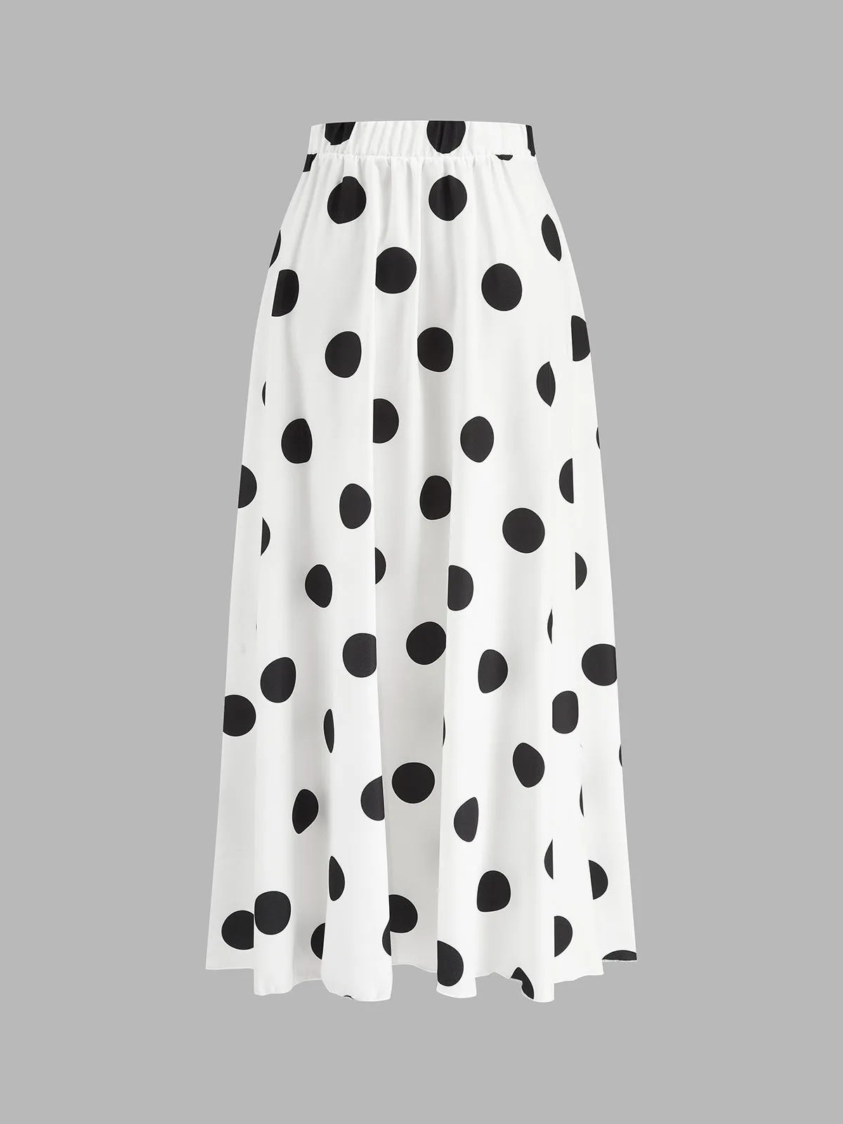 Bow Detail One Piece Swimsuit & Polka Dot Skirt Set sold by COMMENSE product image thumbnail 5