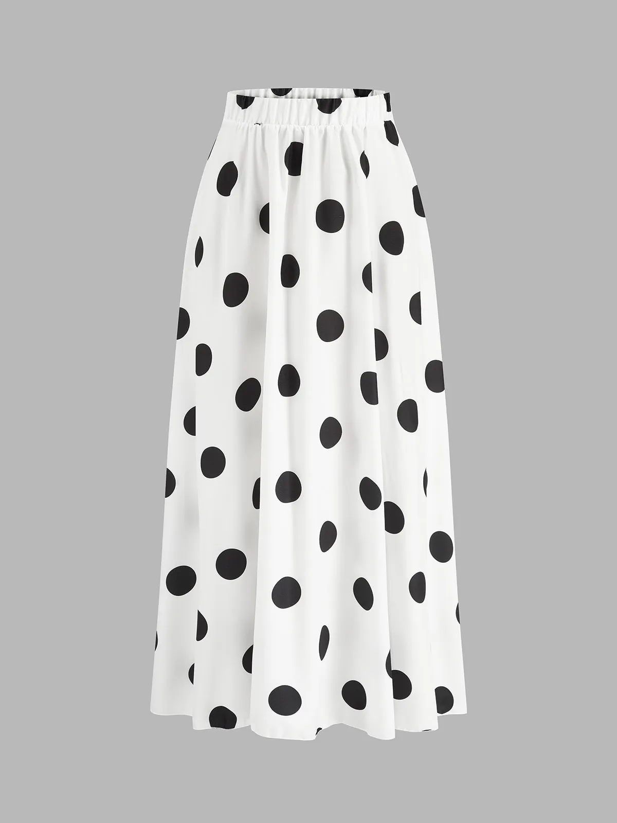 Bow Detail One Piece Swimsuit & Polka Dot Skirt Set sold by COMMENSE product image thumbnail 4