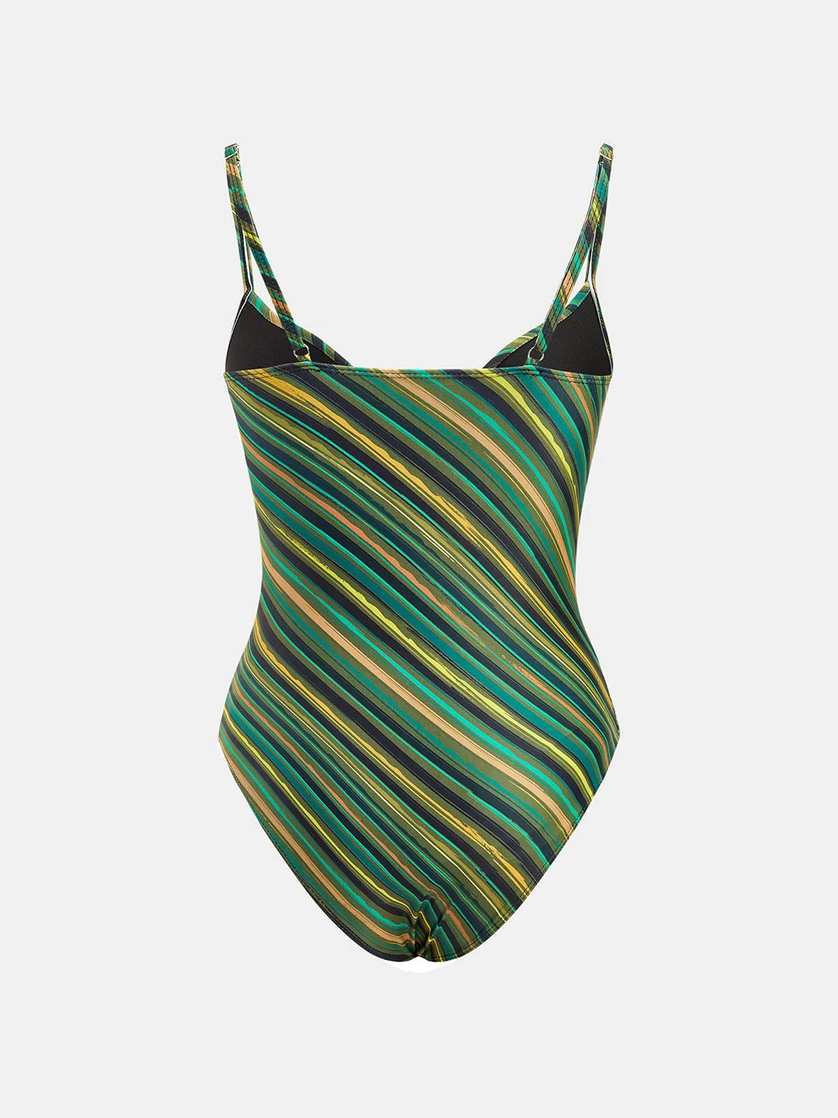 Striped Sequin One-Piece Swimsuit & Skirt Set sold by COMMENSE product image thumbnail 3