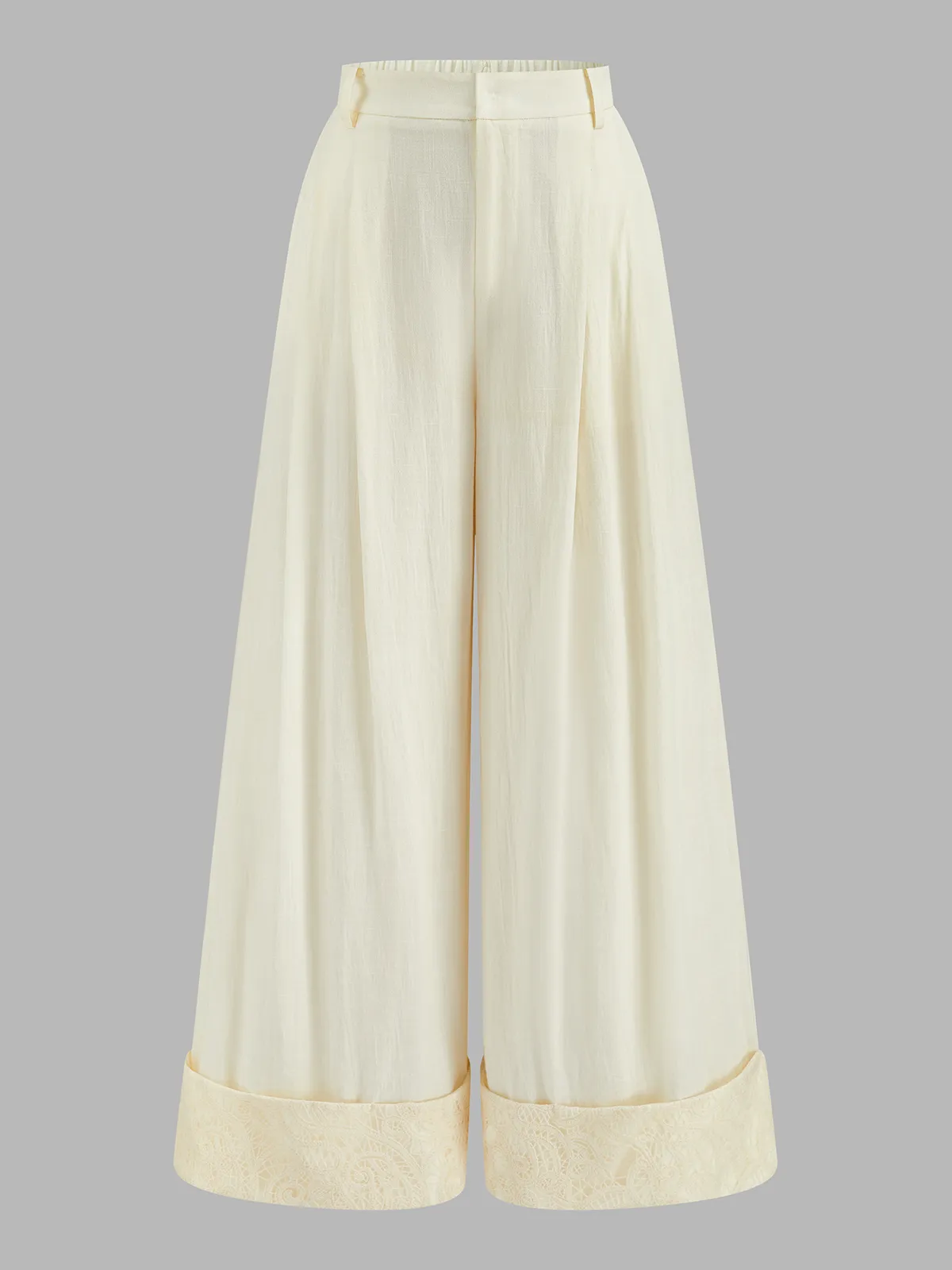Guipure Lace Vest & Roll Cuff Pants Set sold by COMMENSE product image thumbnail 5